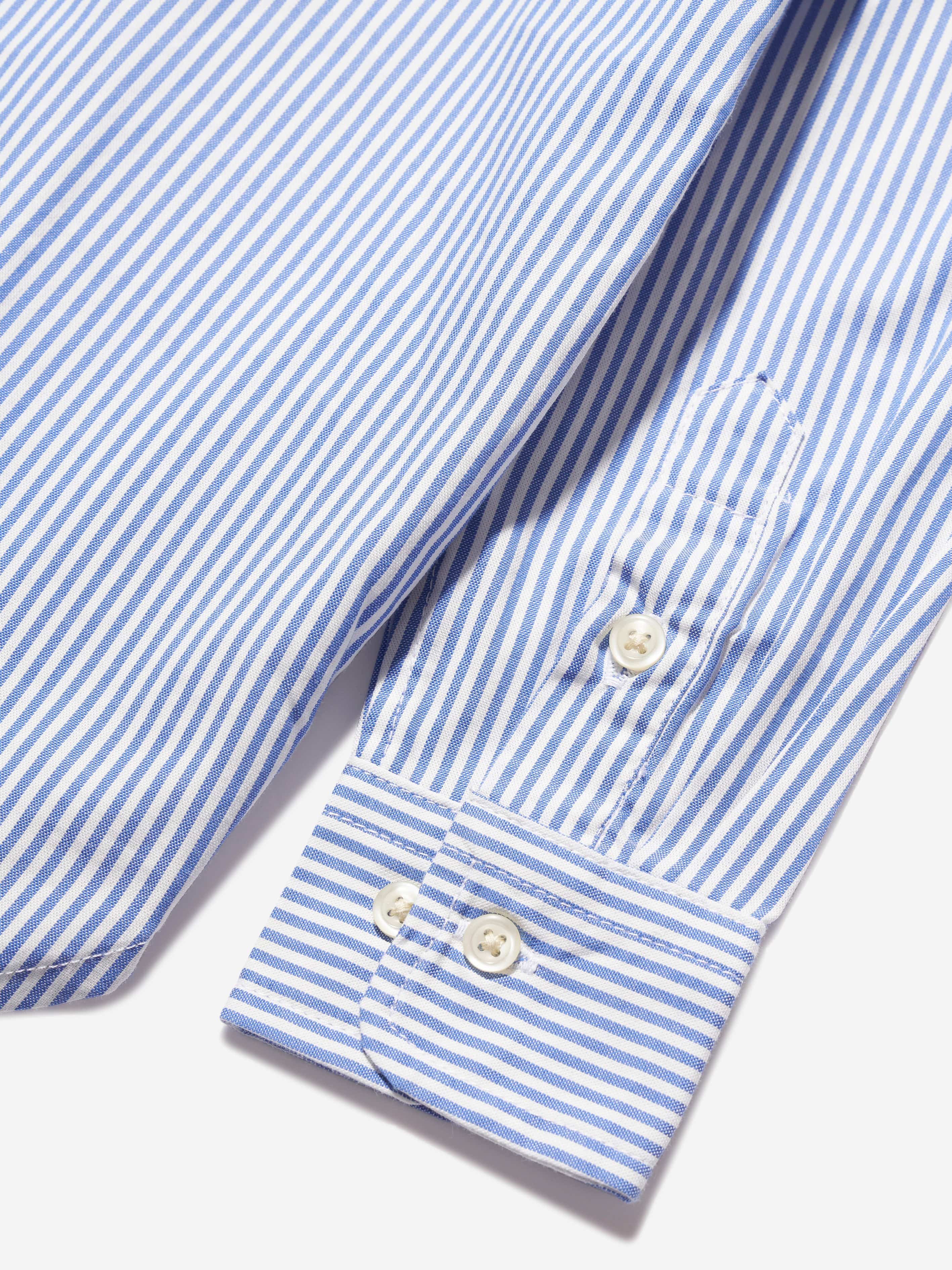 Ralph Lauren Boys Slim Fit Striped Oxford Shirt