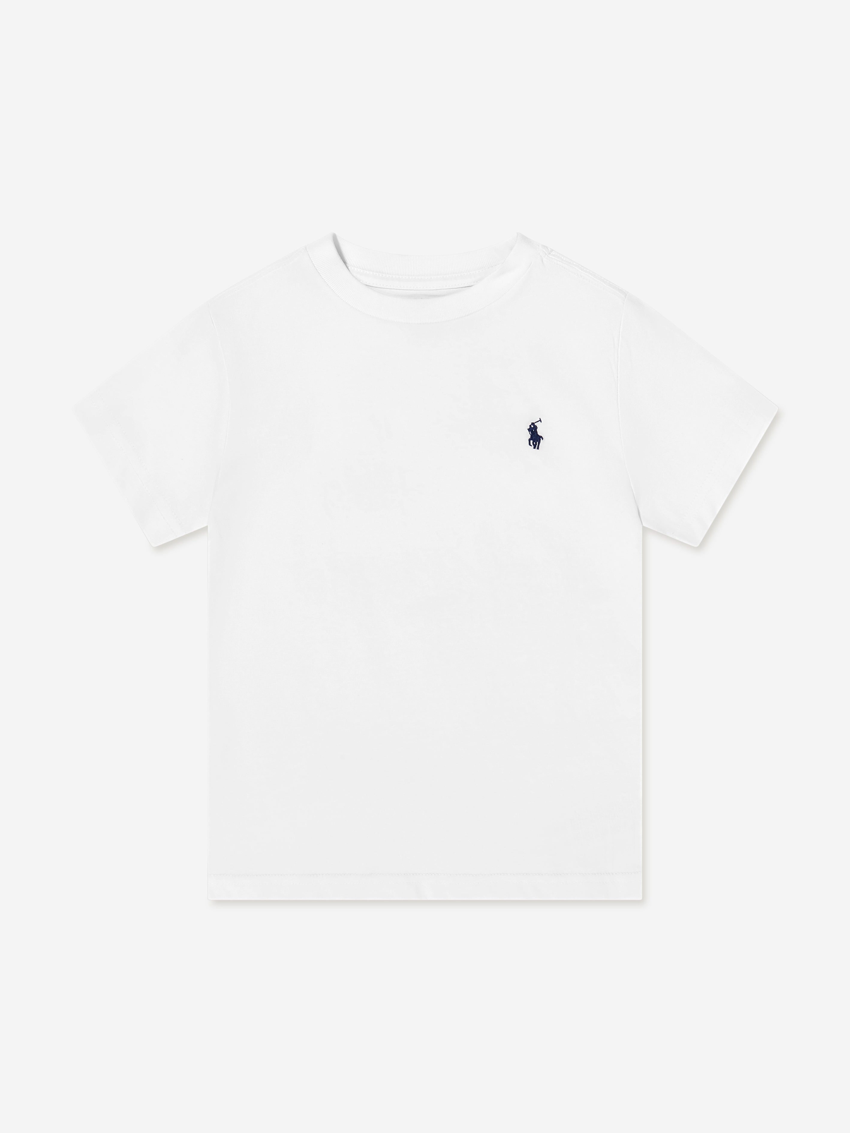 Ralph Lauren Boys Logo T-Shirt in White