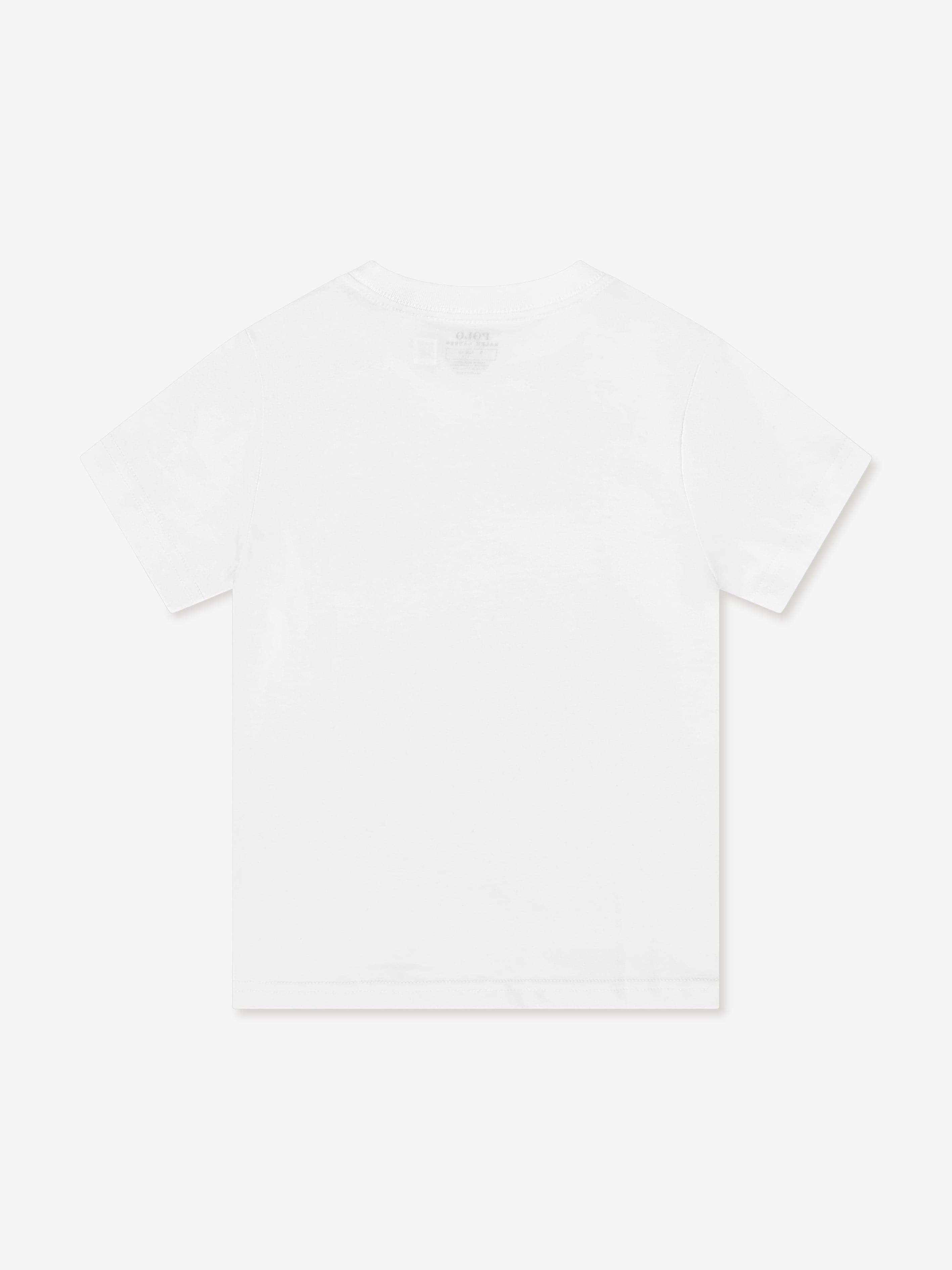 Ralph Lauren Boys Logo T-Shirt in White