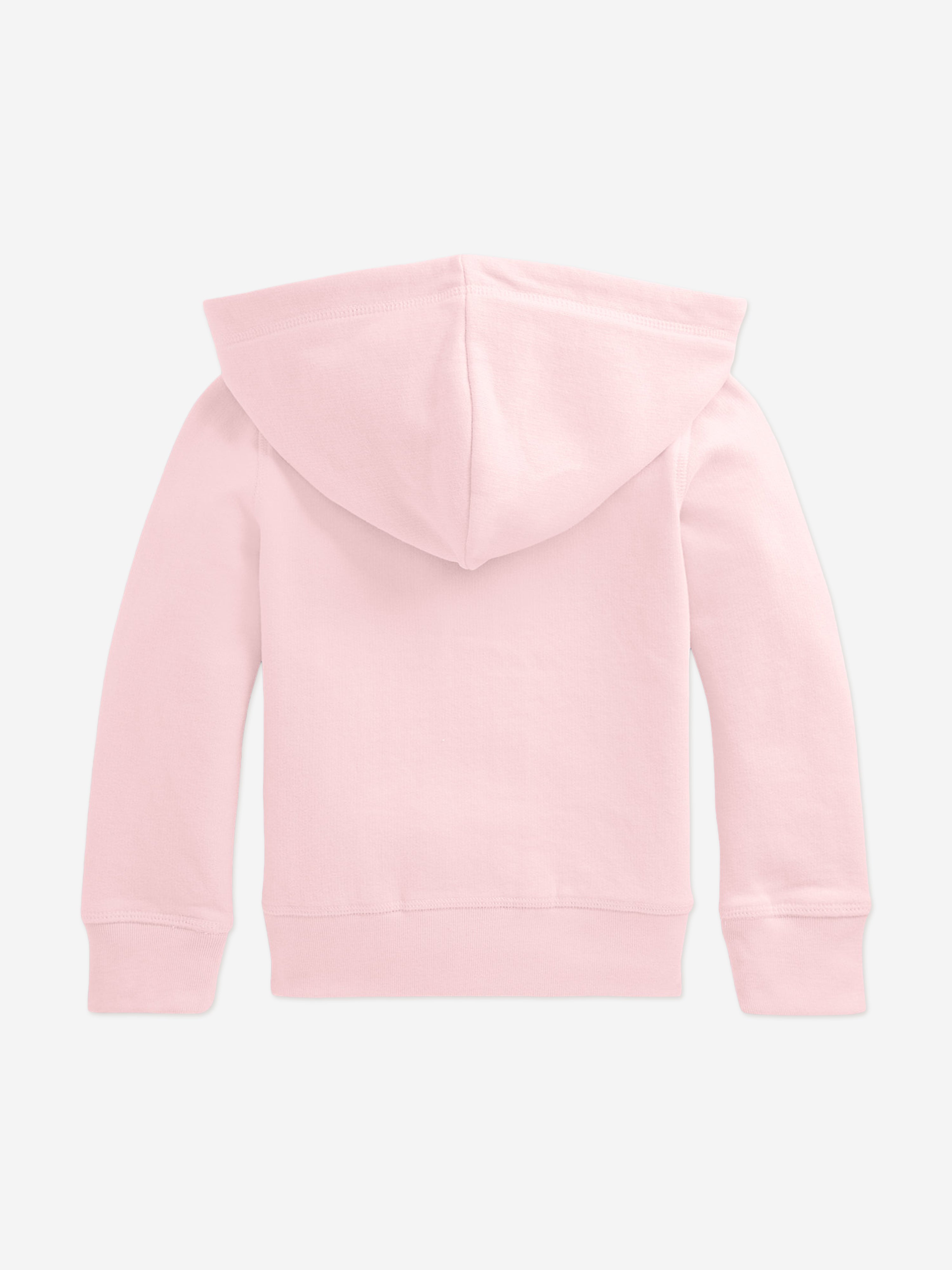 Ralph Lauren Girls Logo Zip Up Top in Pink