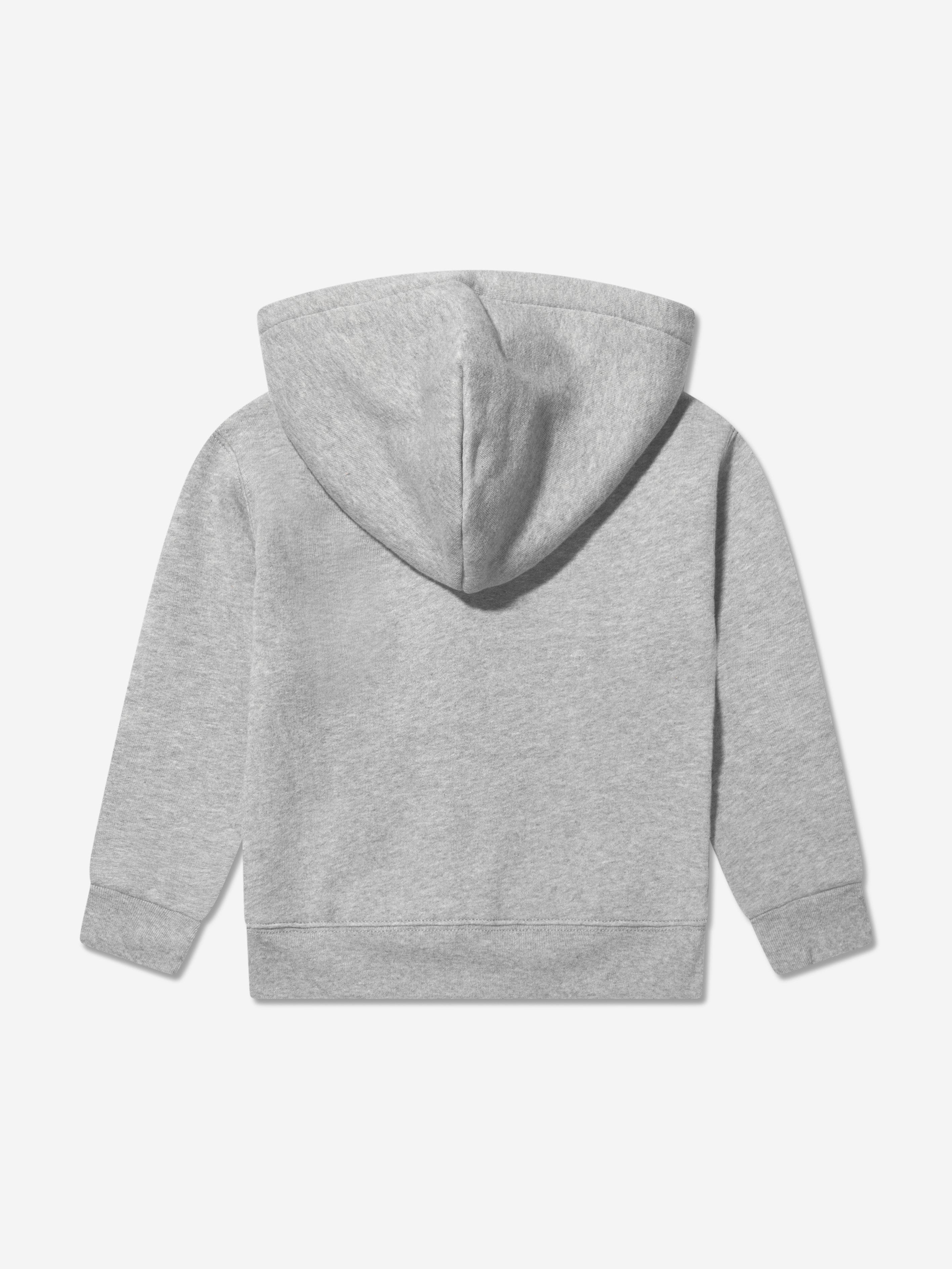 Boys Logo Zip Up Top in Grey