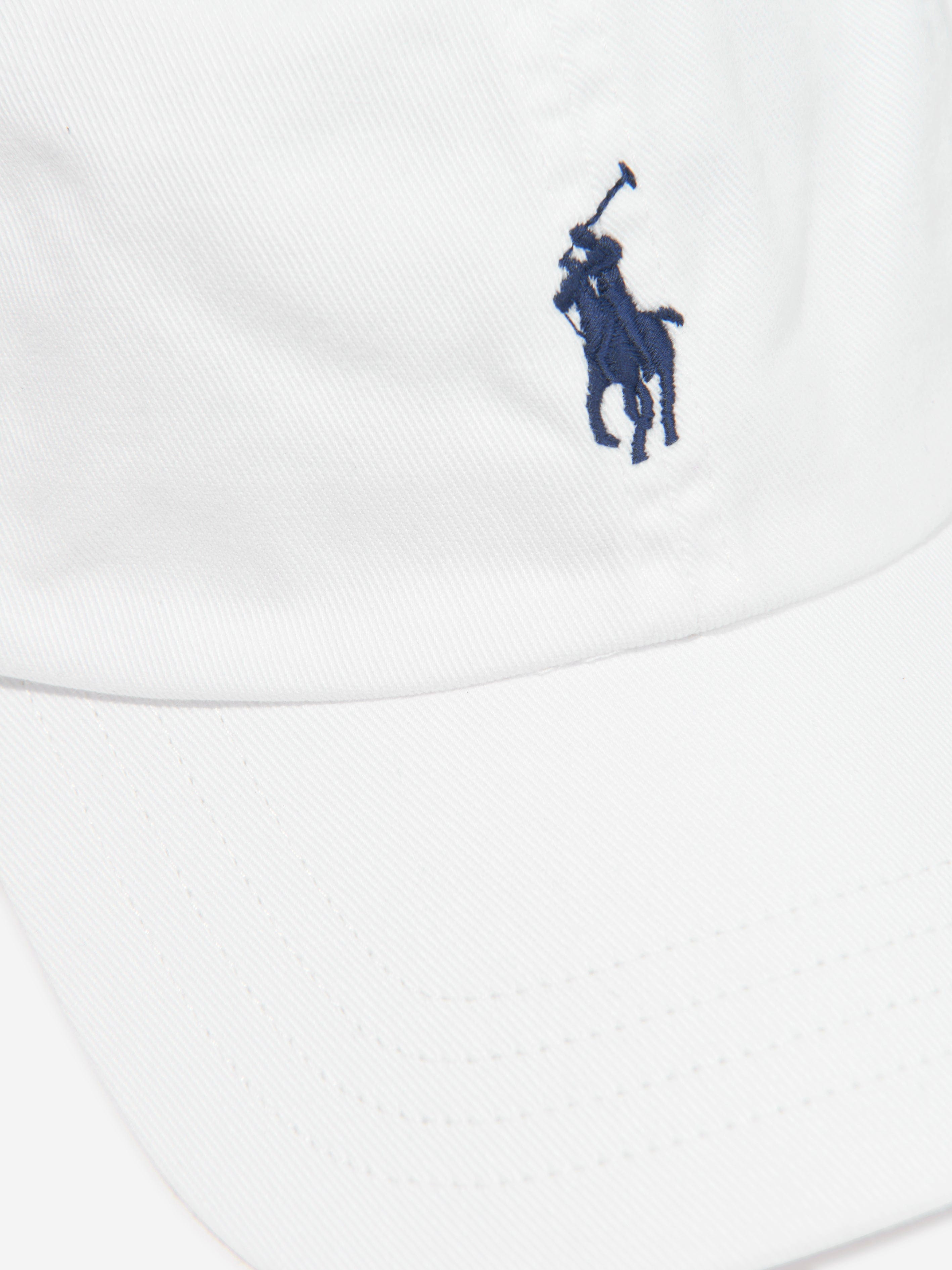 Ralph Lauren Boys Classic Cap in White