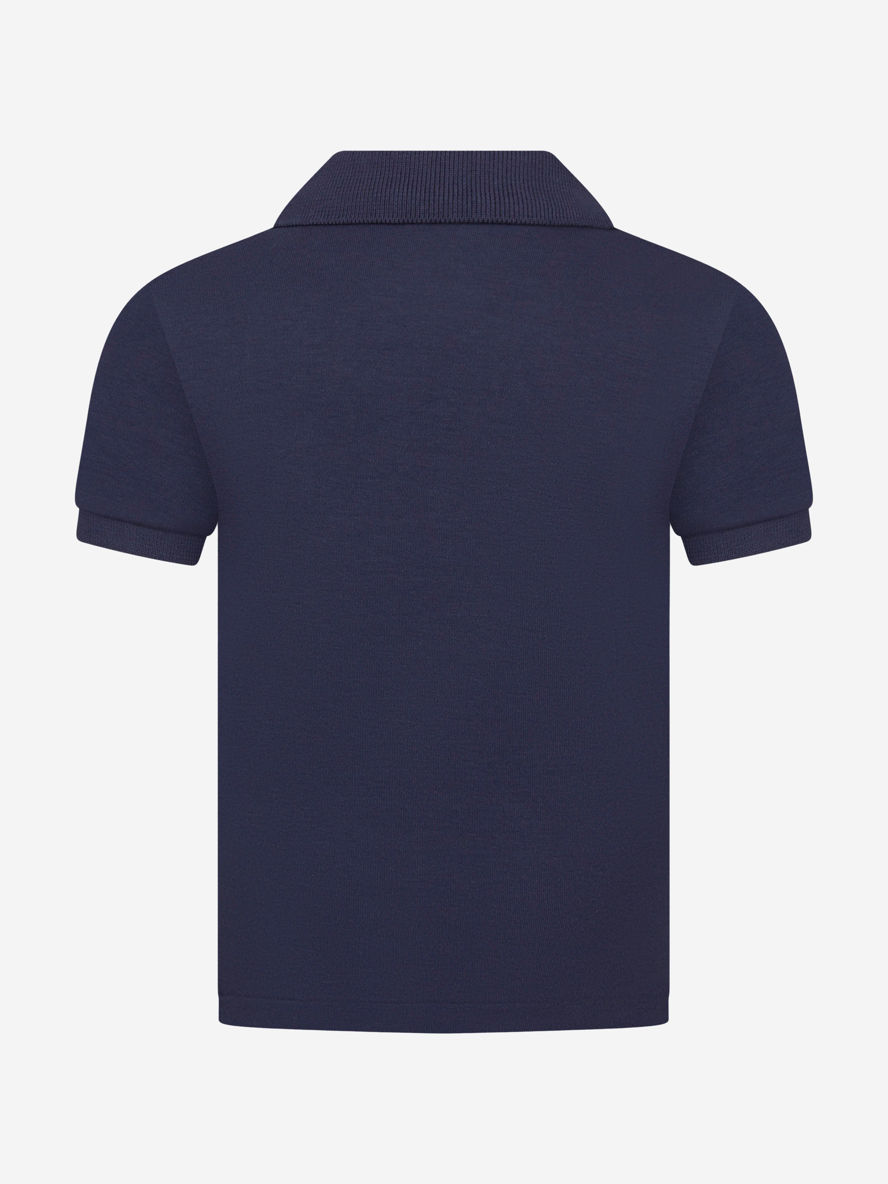 Ralph Lauren Baby Boys Logo Polo Shirt in Navy