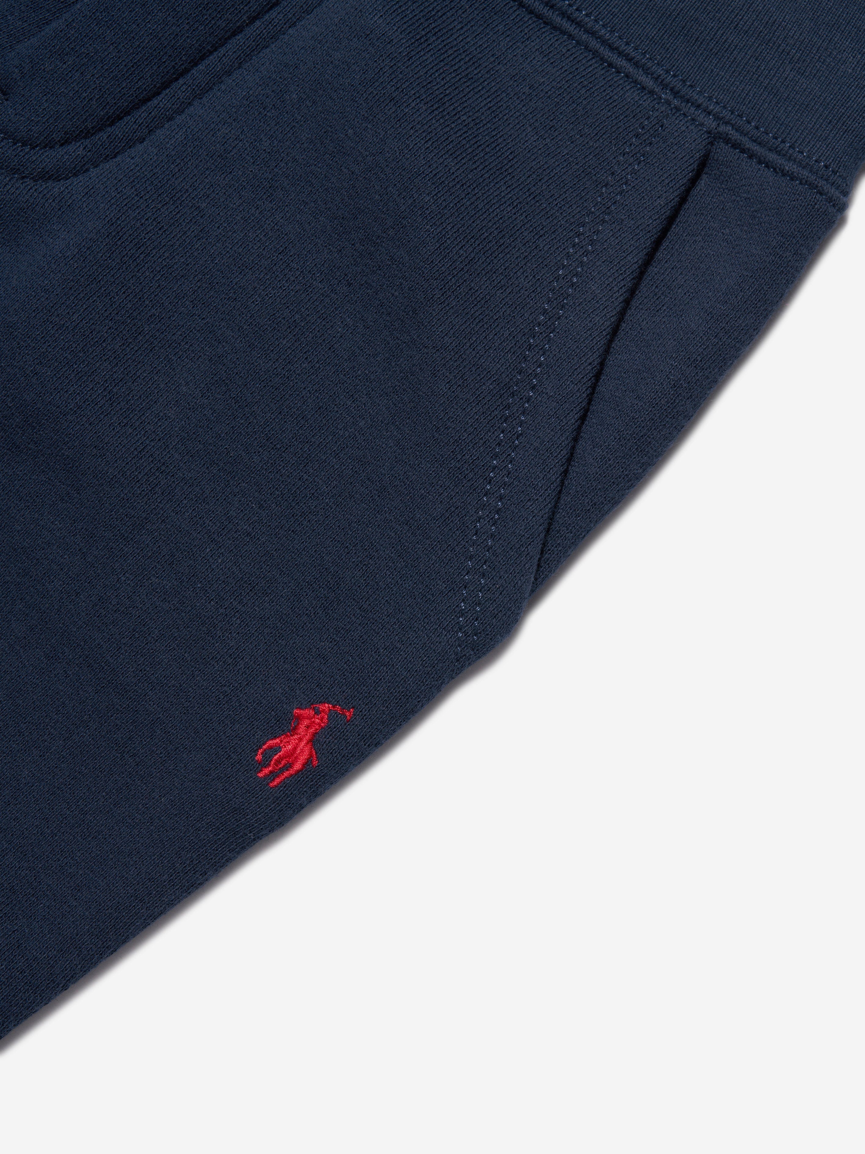 Ralph Lauren Boys Logo Joggers in Navy