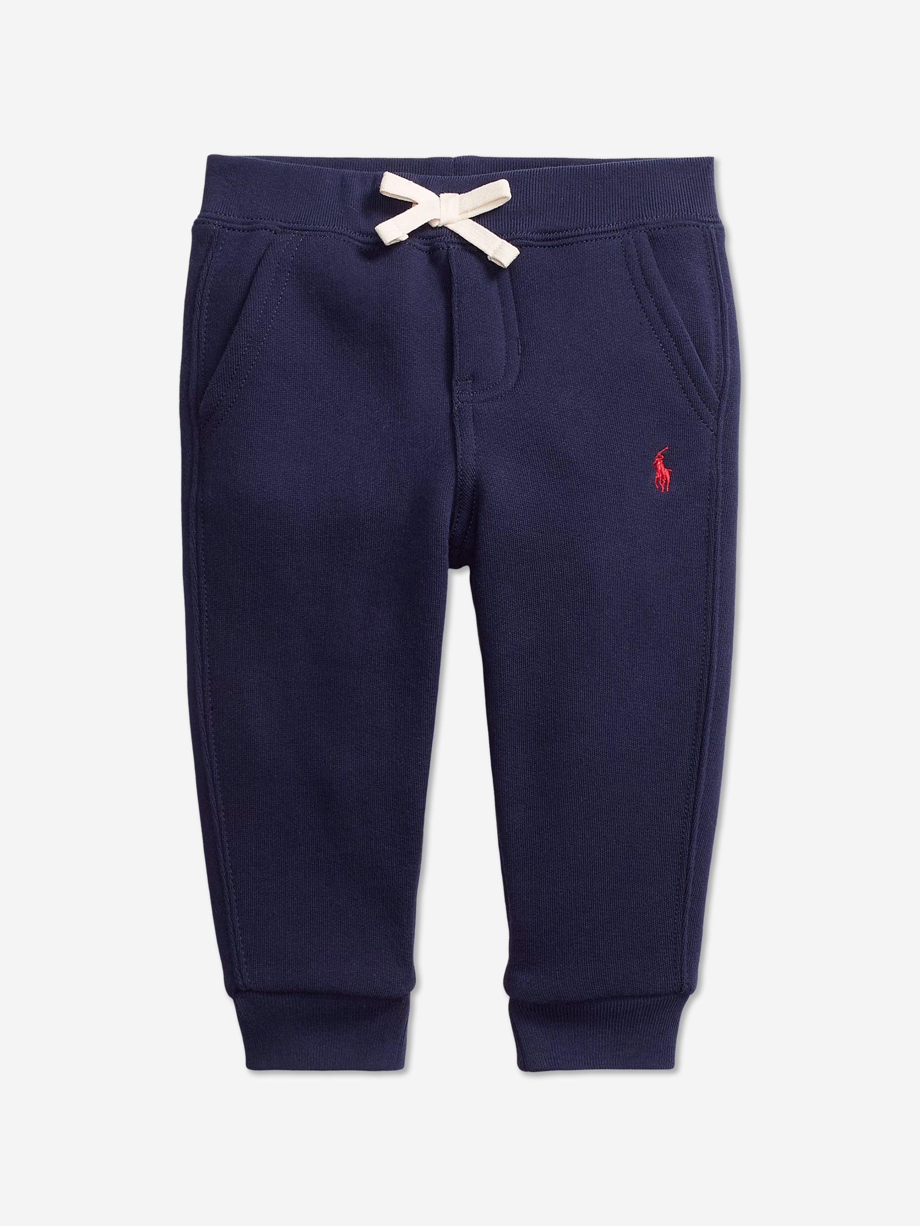 Ralph Lauren Baby Boys Fleece Joggers in Navy