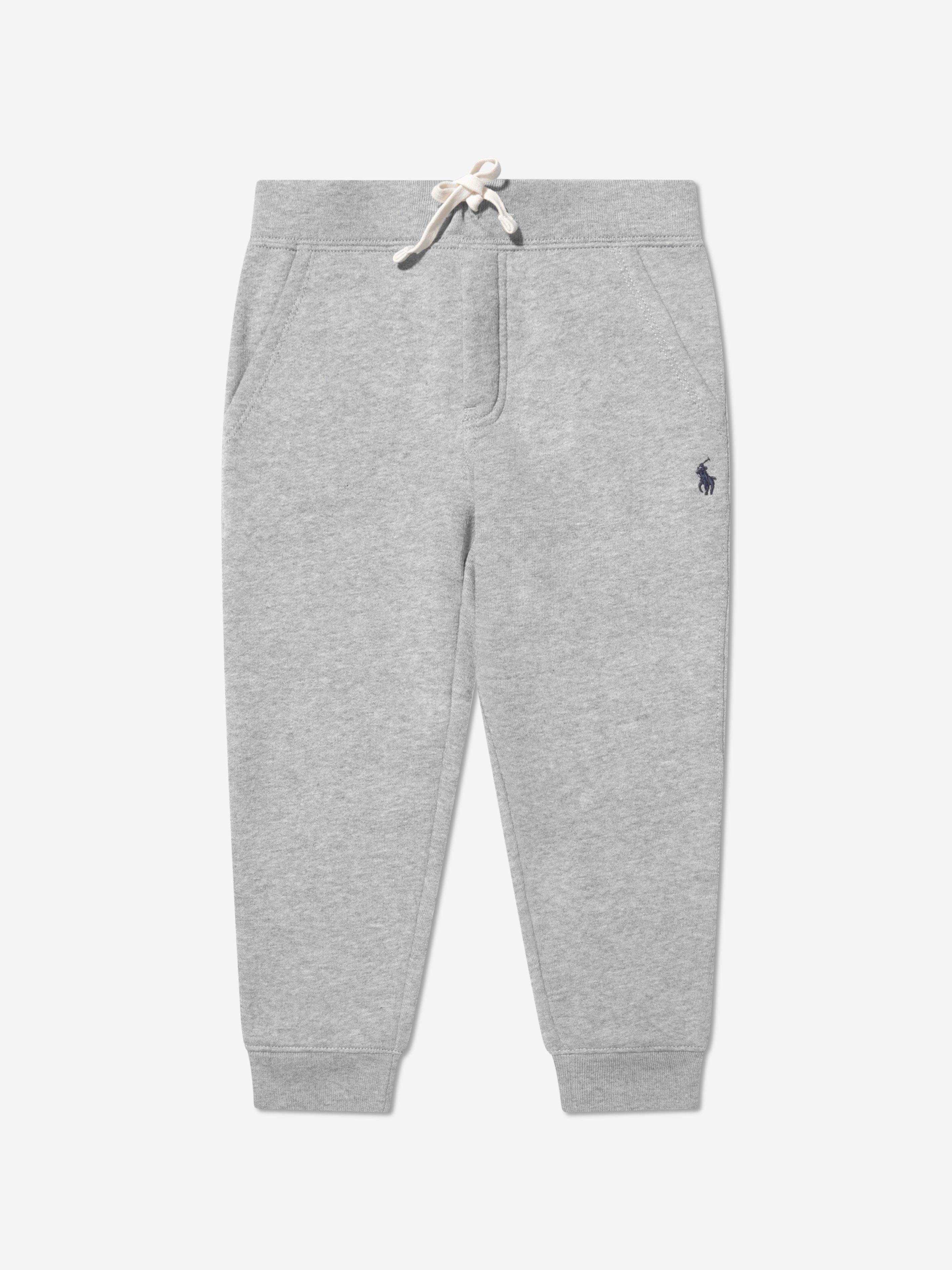 Ralph Lauren Boys Logo Joggers in Grey