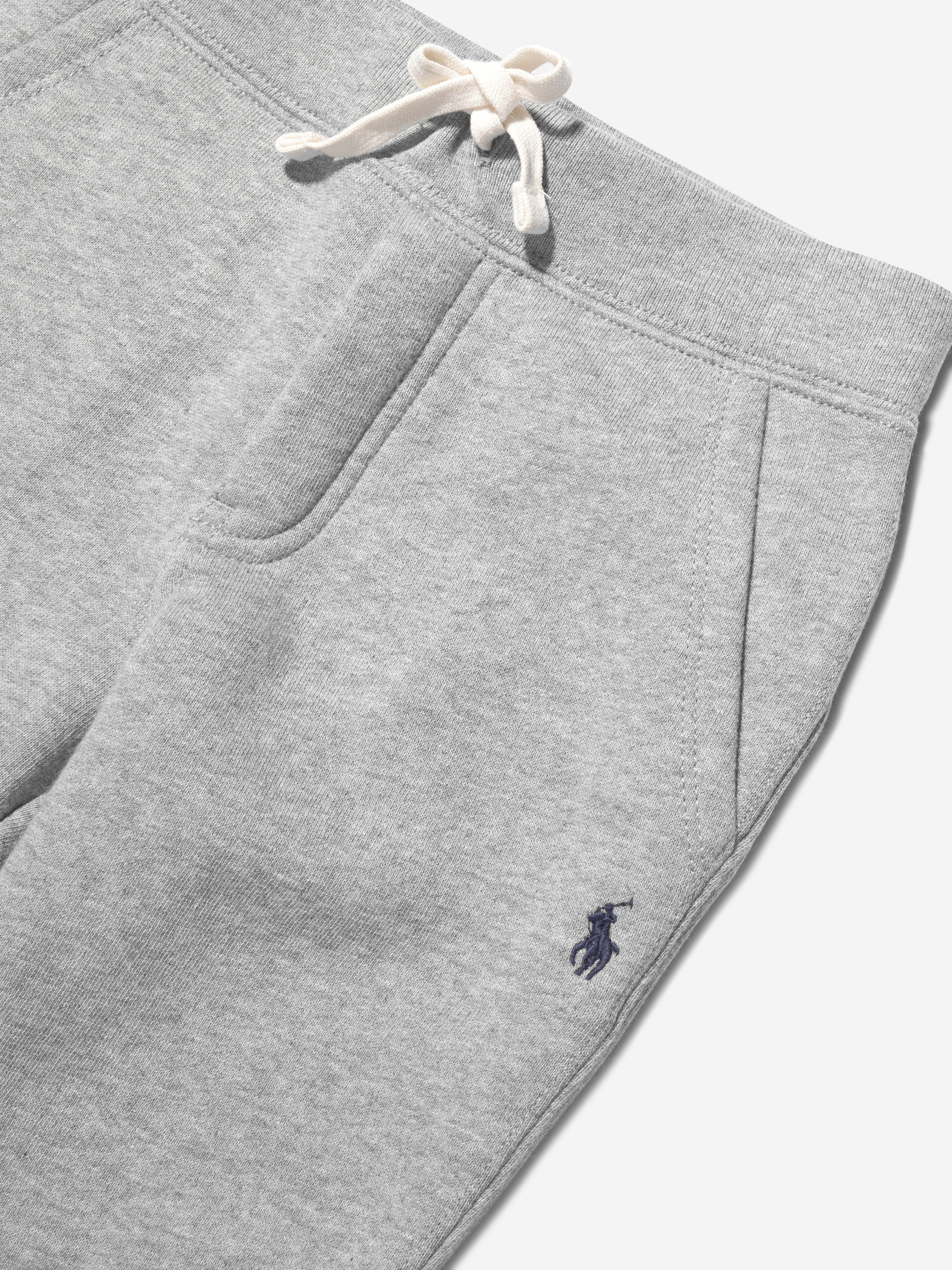 Ralph Lauren Boys Logo Joggers in Grey