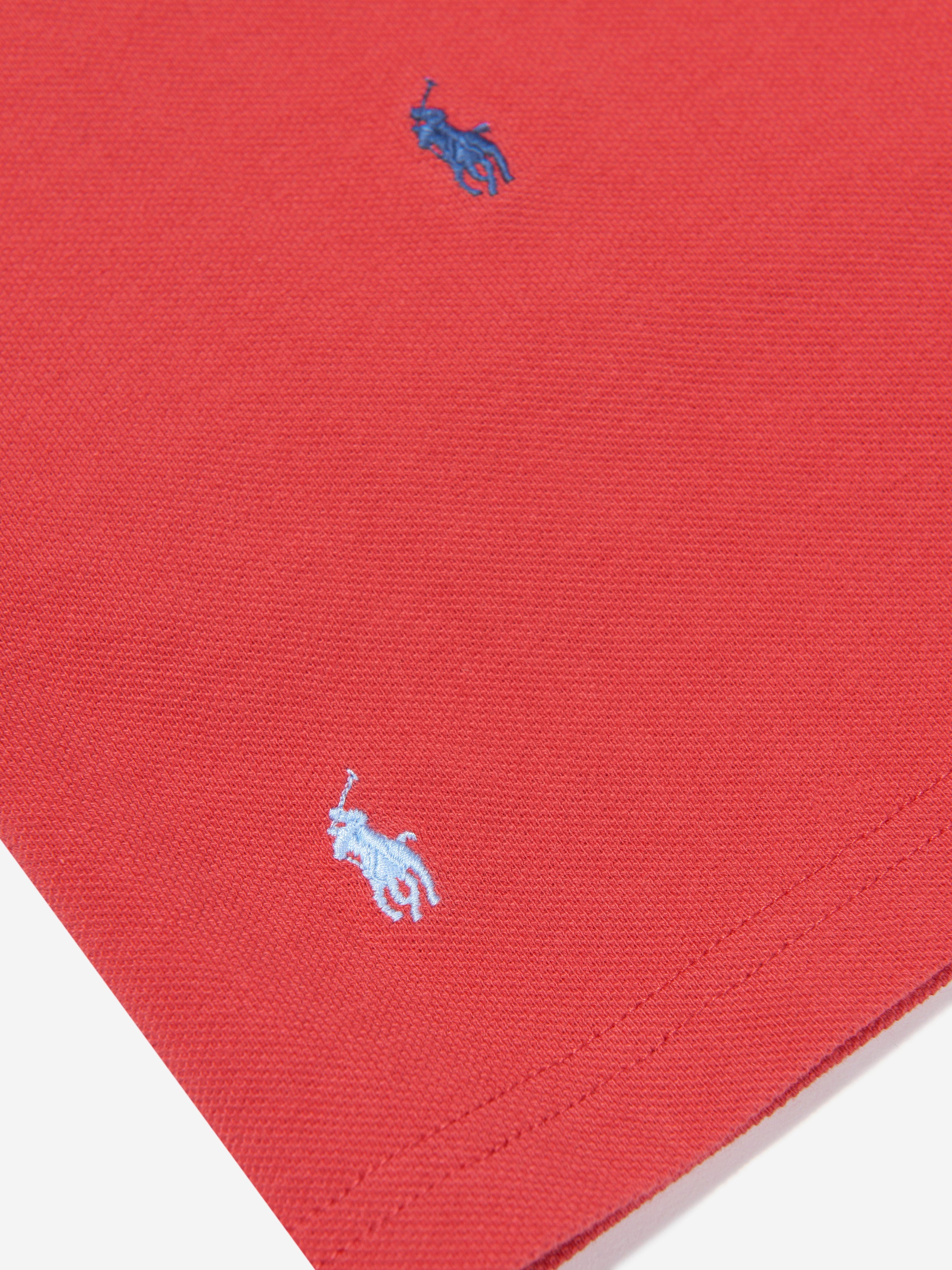 Ralph Lauren Boys Logo T-Shirt in in Red