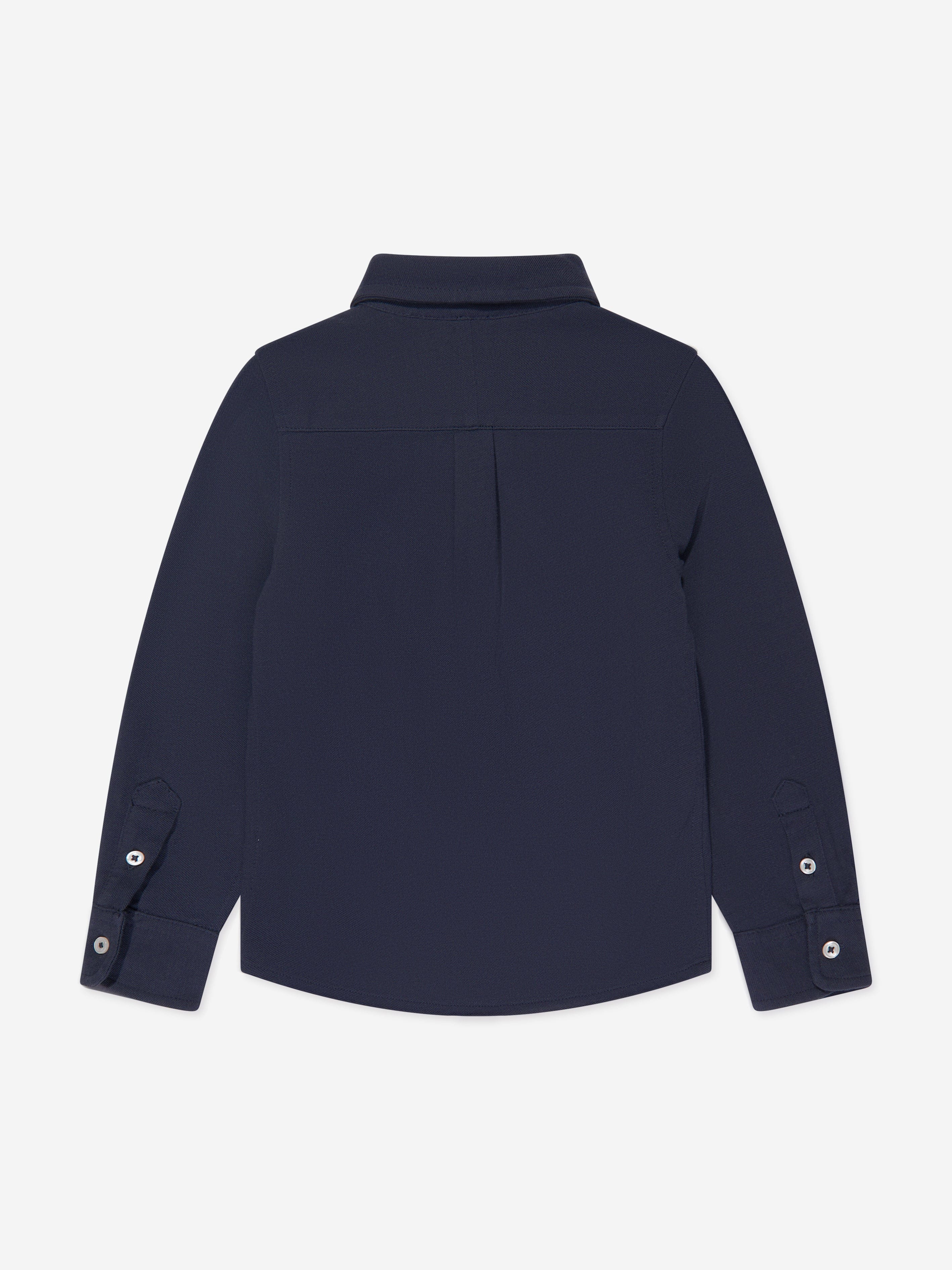 Ralph Lauren Boys Logo Shirt in Navy