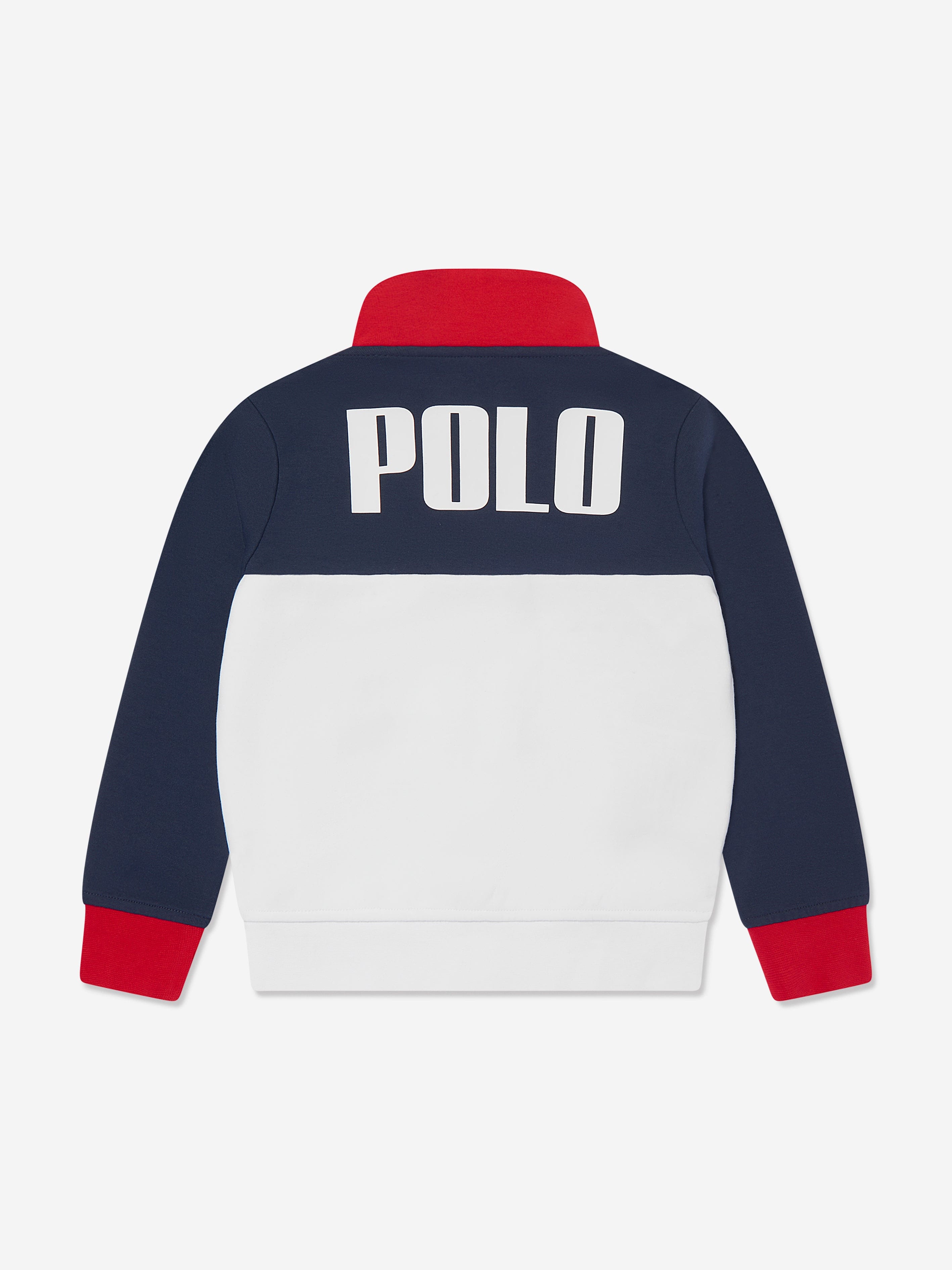 Ralph Lauren Boys Polo Zip Up Top in Multicolour