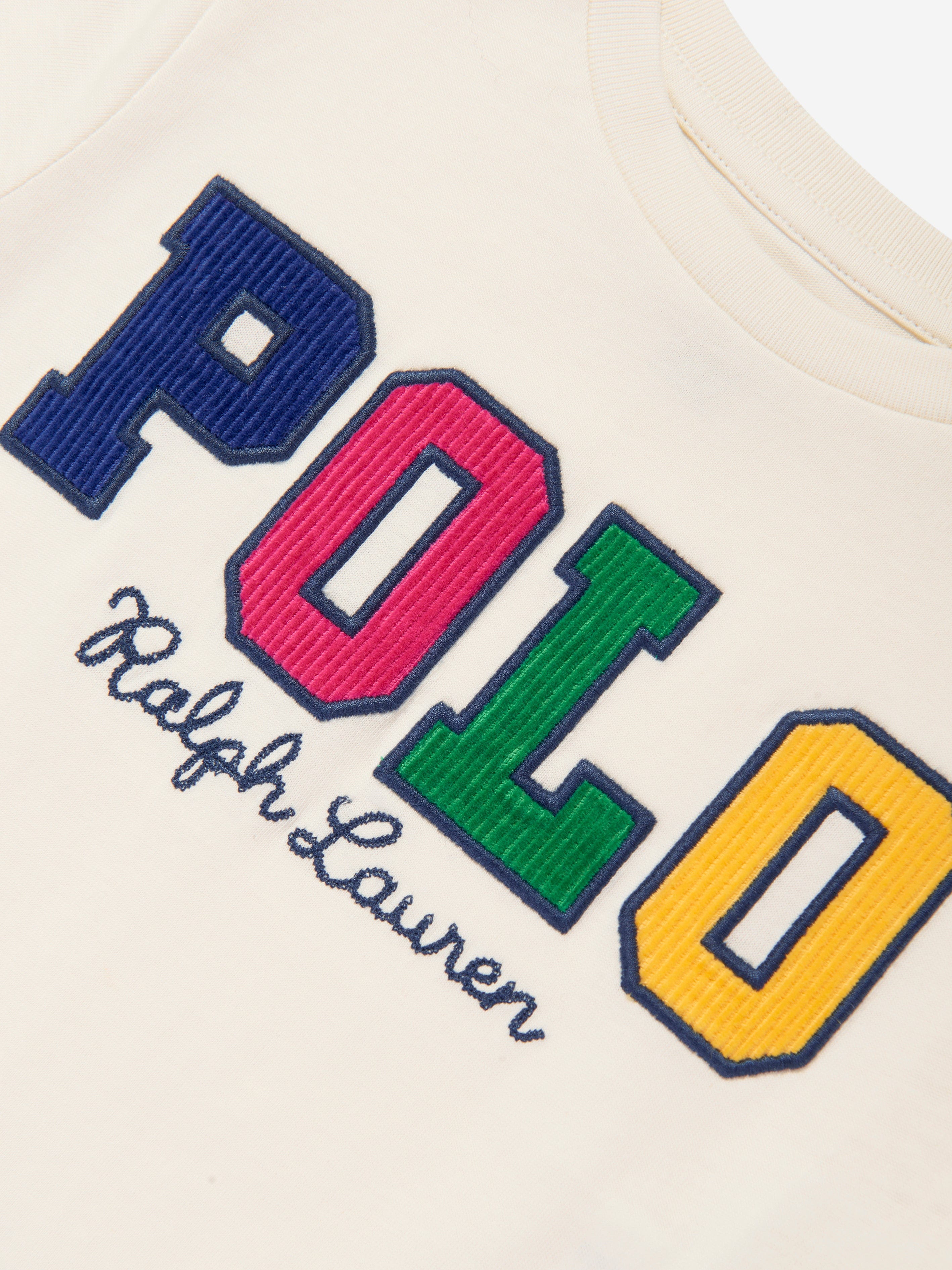 Ralph Lauren Girls Polo T-Shirt in White