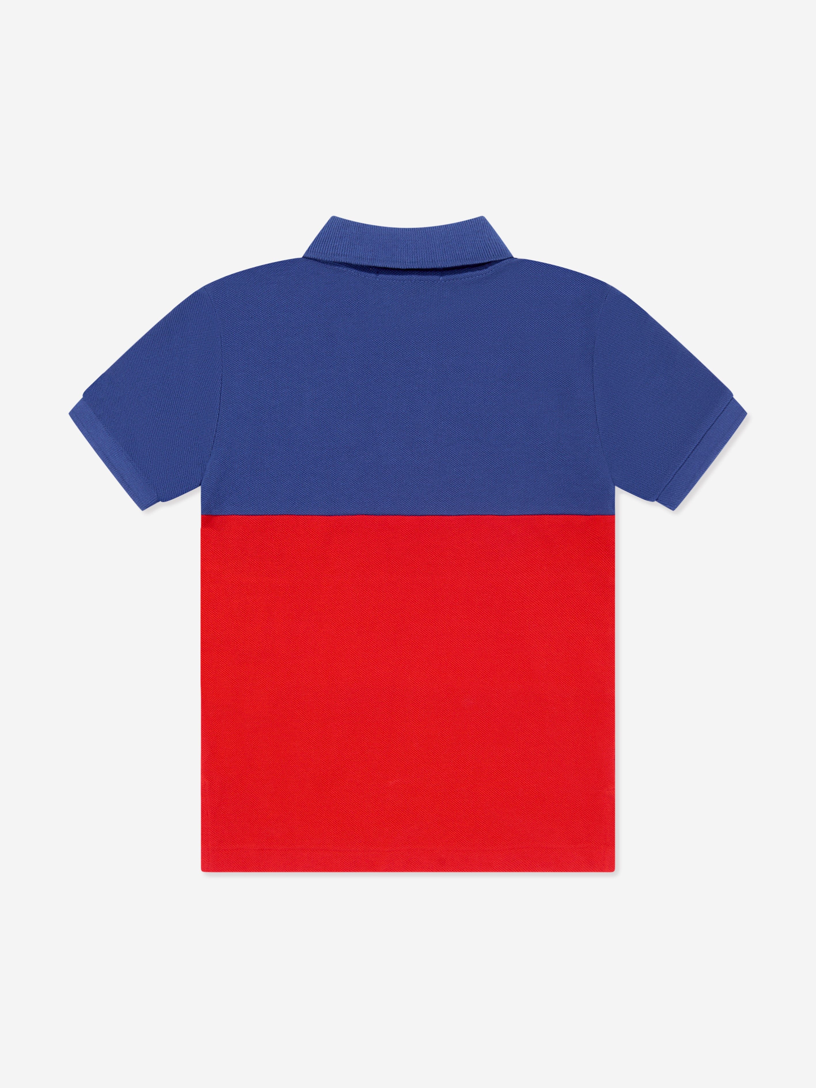 Ralph Lauren Boys Striped Polo Shirt in Multicolour