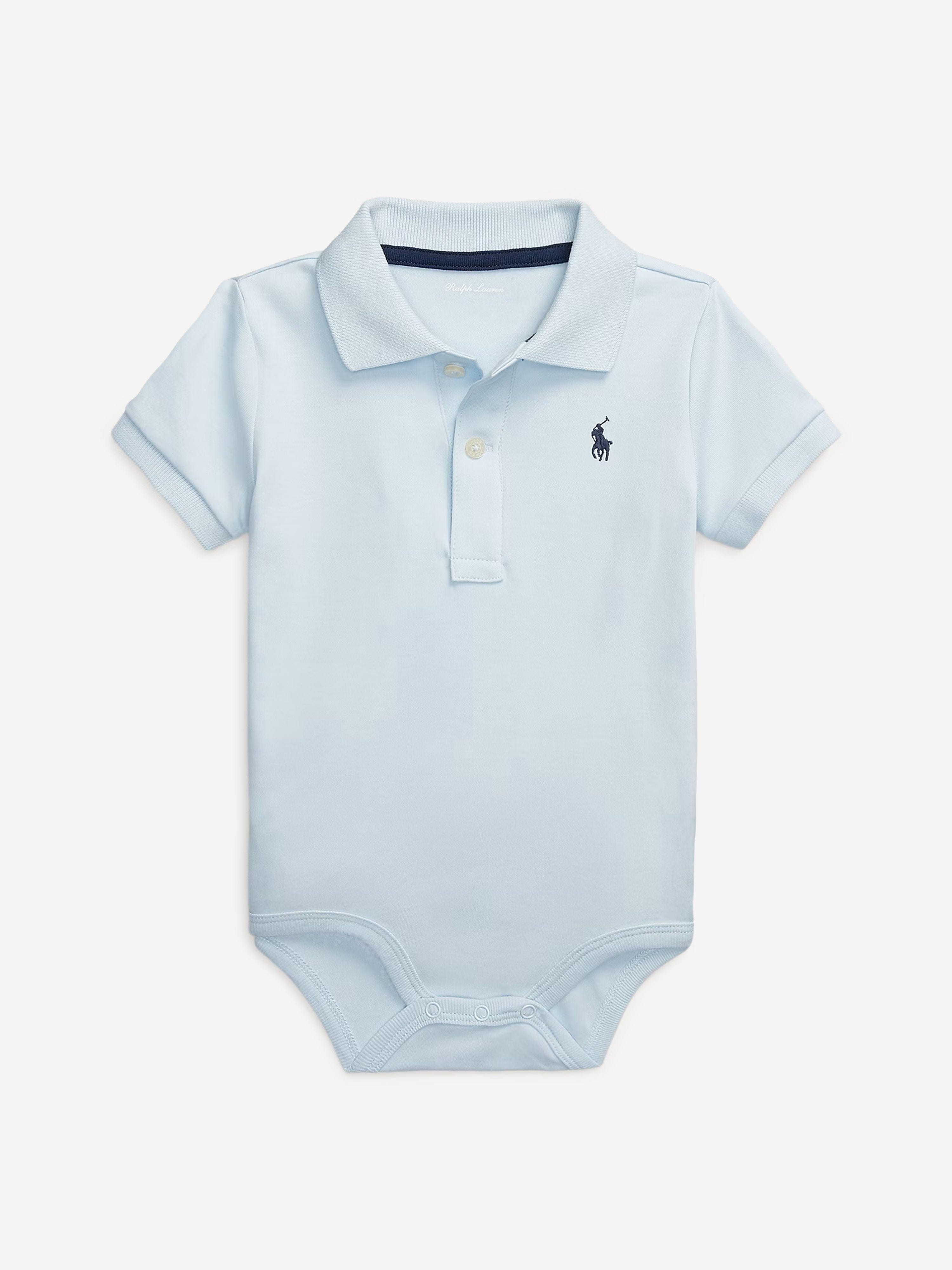 Ralph Lauren Baby Boys Polo Bodysuit in Blue