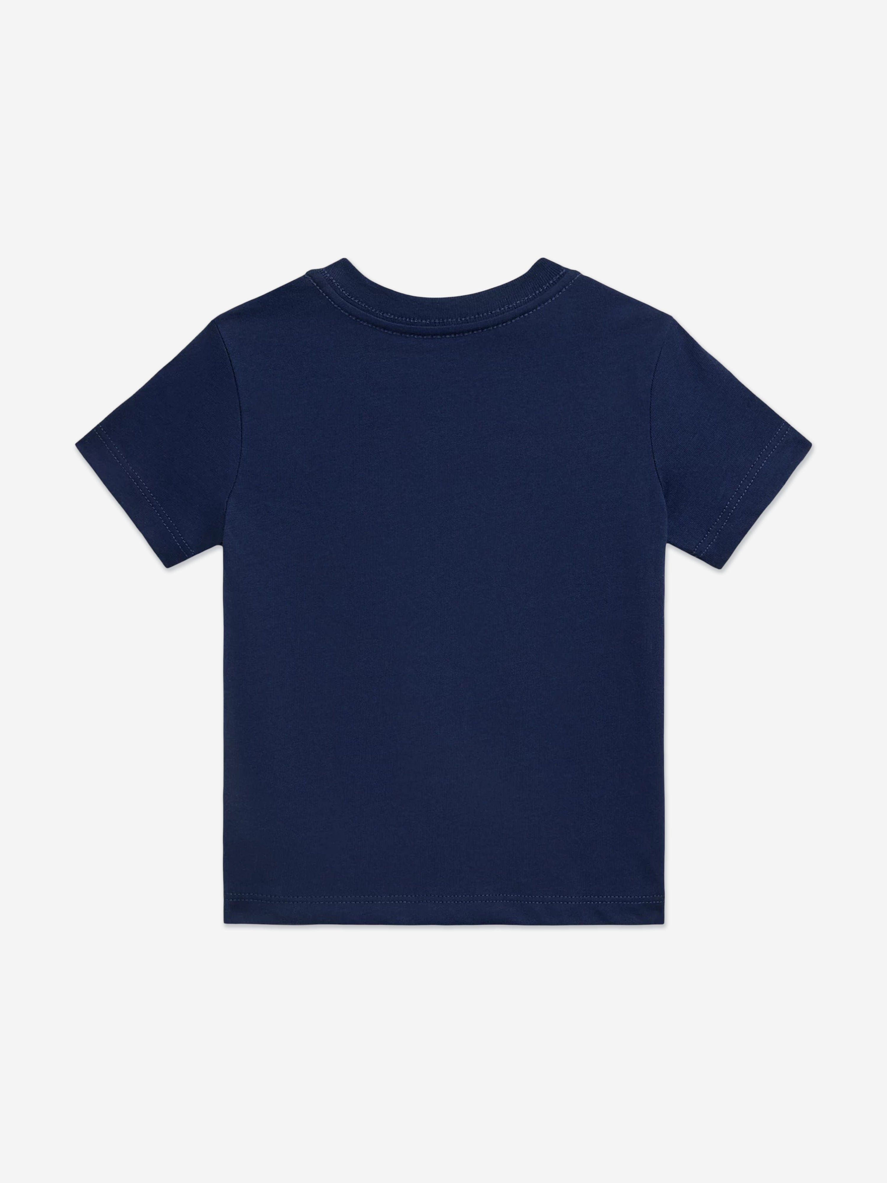 Ralph Lauren Baby Boys Sparkler Polo Bear T-Shirt in Navy