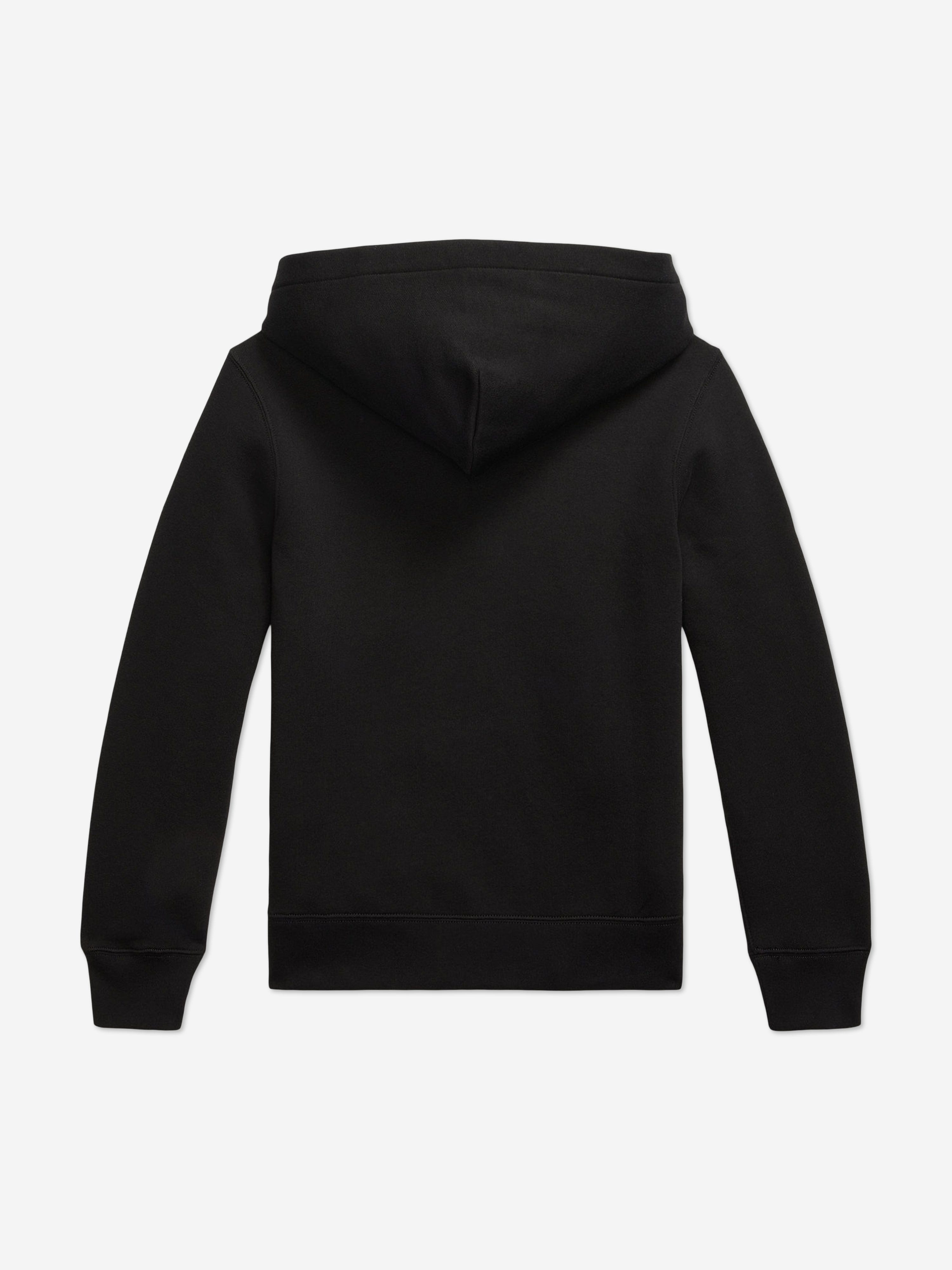 Ralph Lauren Boys Logo Hoodie in Black