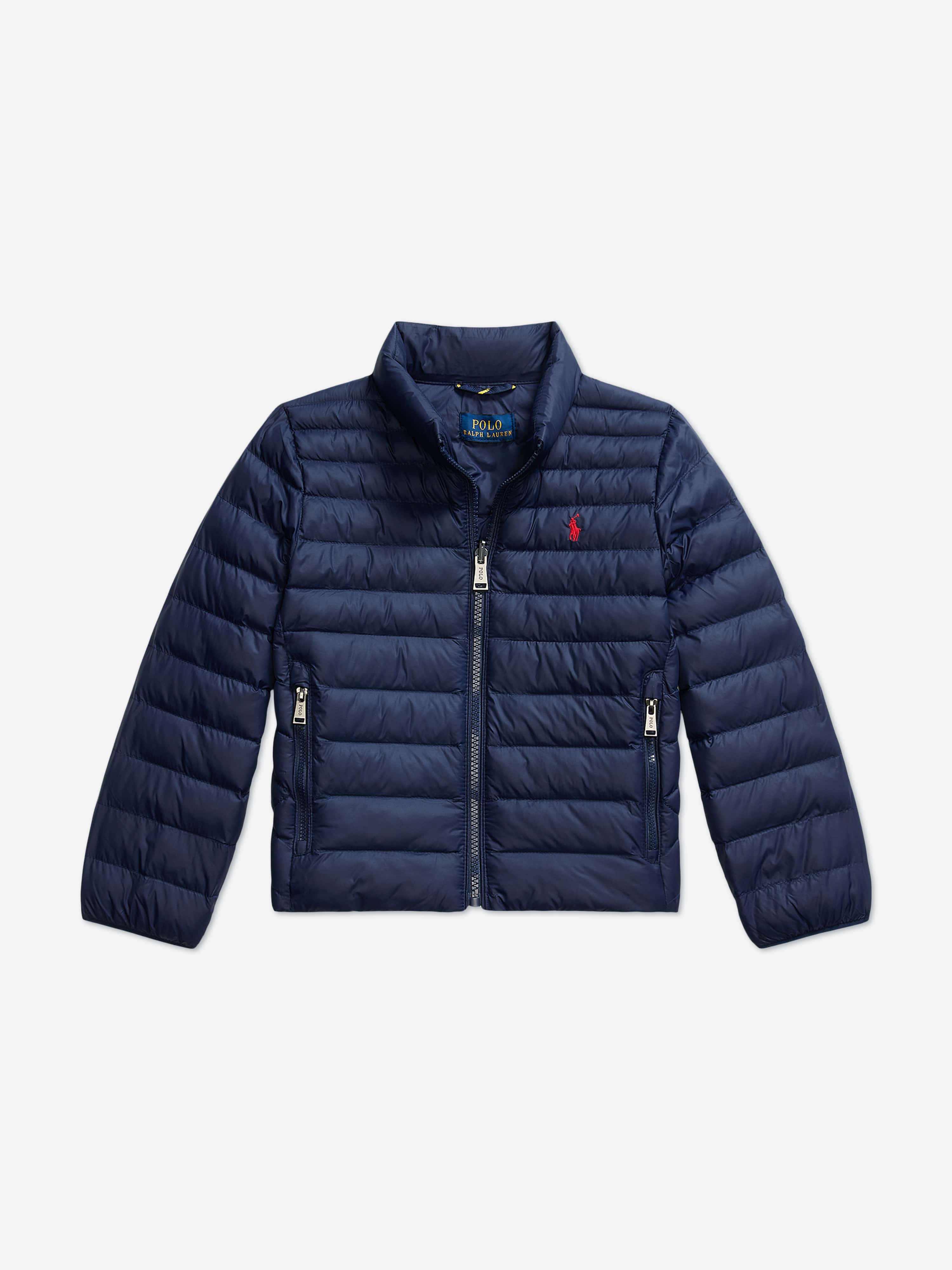 Ralph Lauren Boys Colden Packable Jacket in Navy