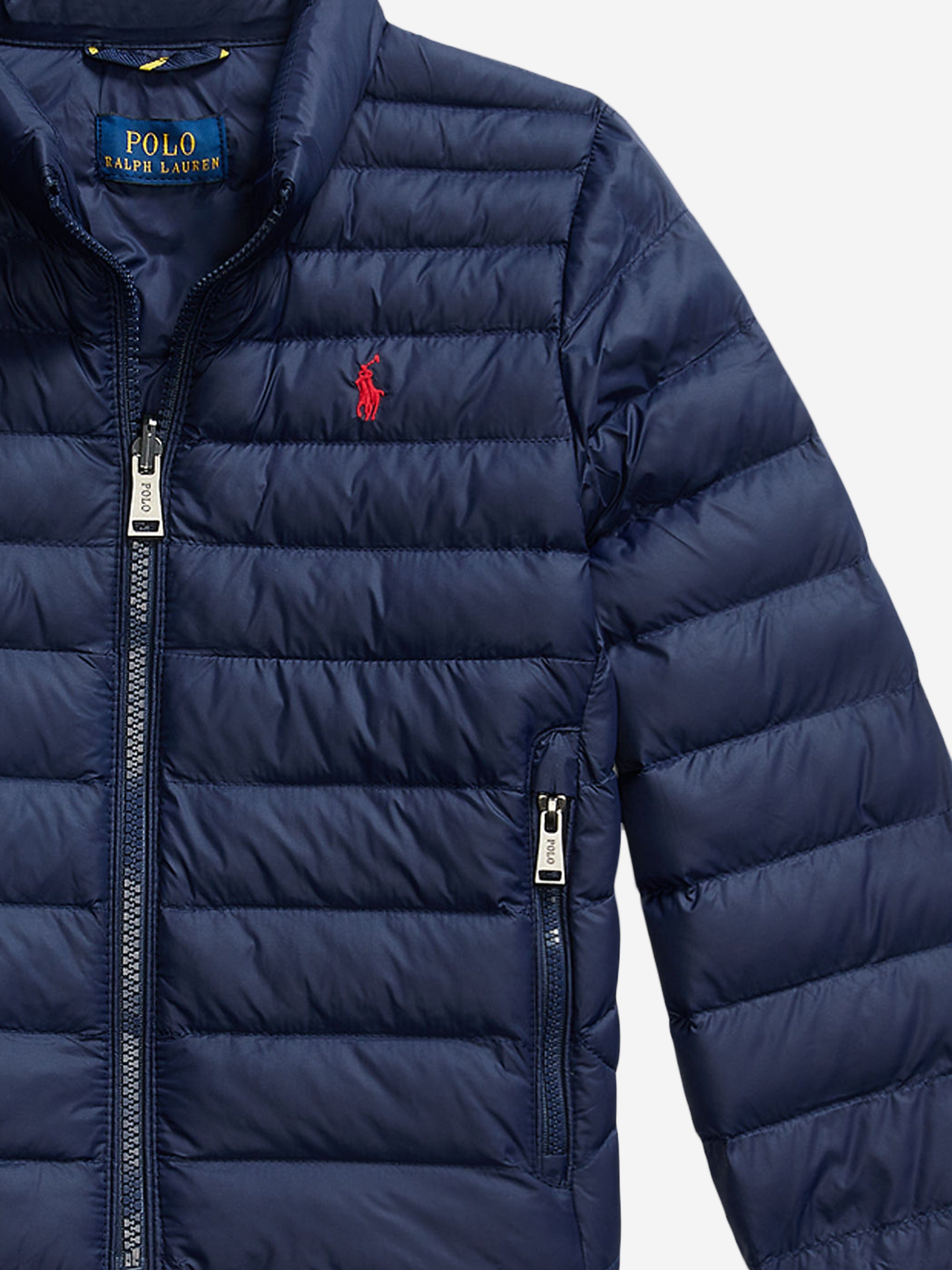 Ralph Lauren Boys Colden Packable Jacket in Navy