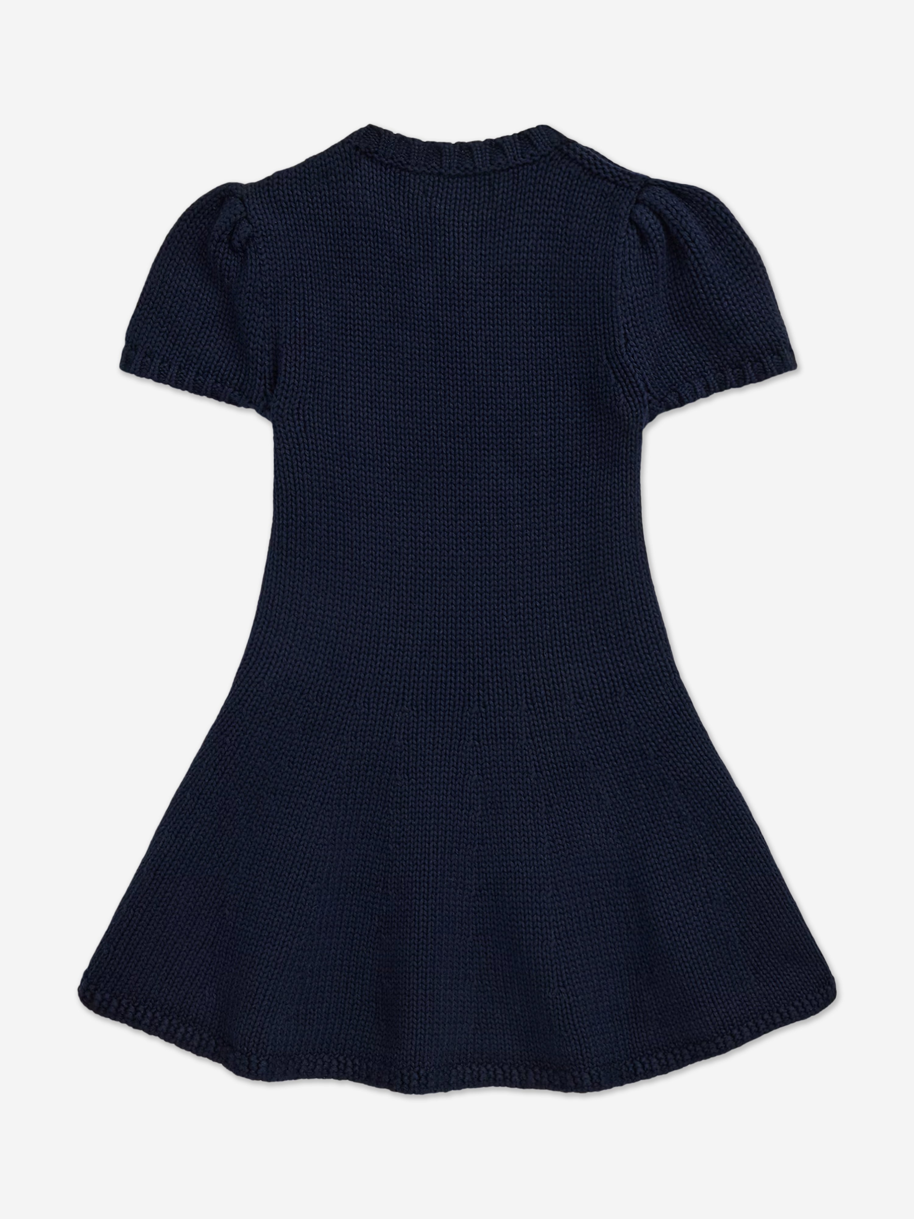 Ralph Lauren Girls Cotton Flag Dress in Navy