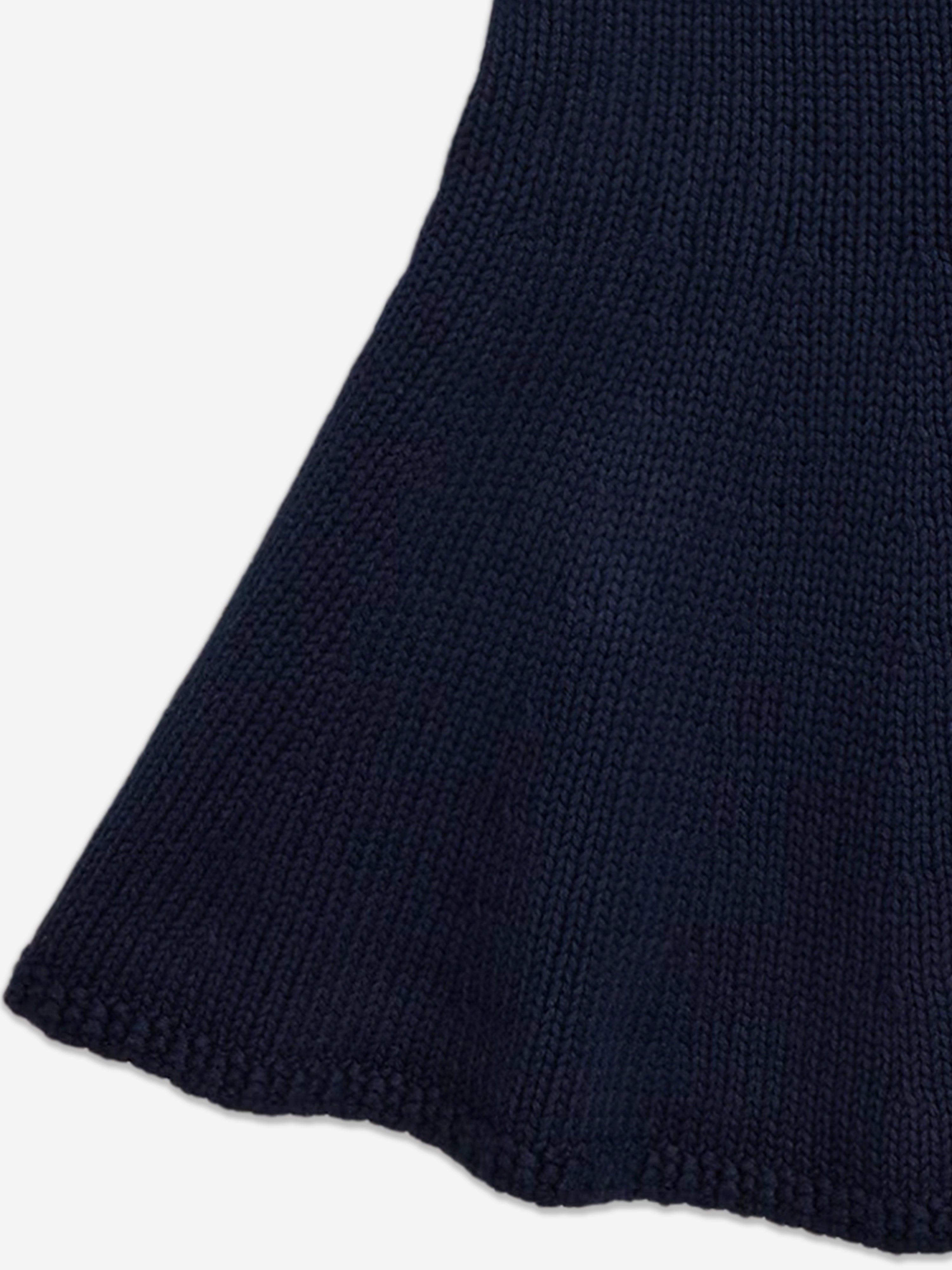 Ralph Lauren Girls Cotton Flag Dress in Navy