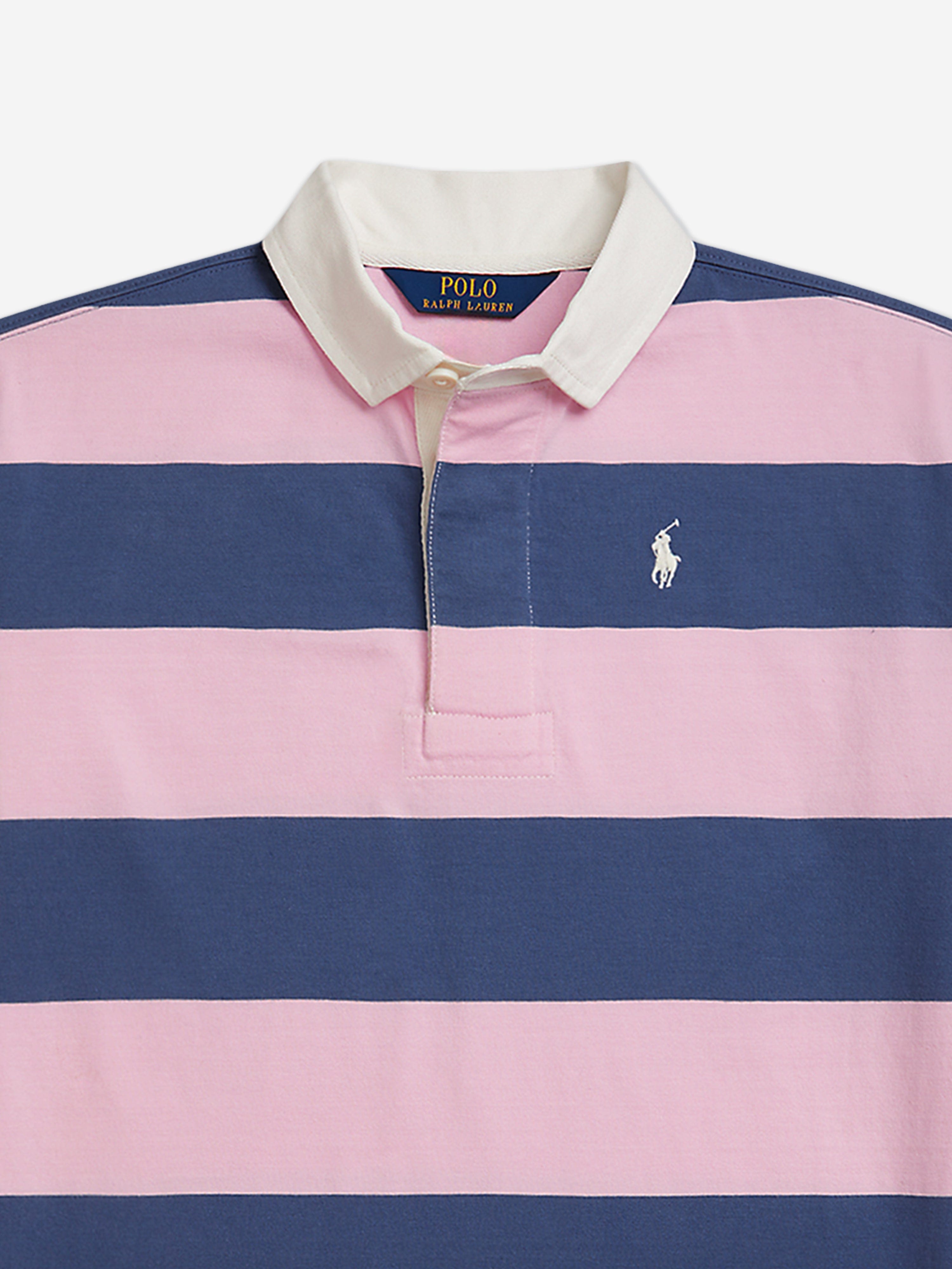 Ralph Lauren Girls Oversized Rugby Dress in Navy