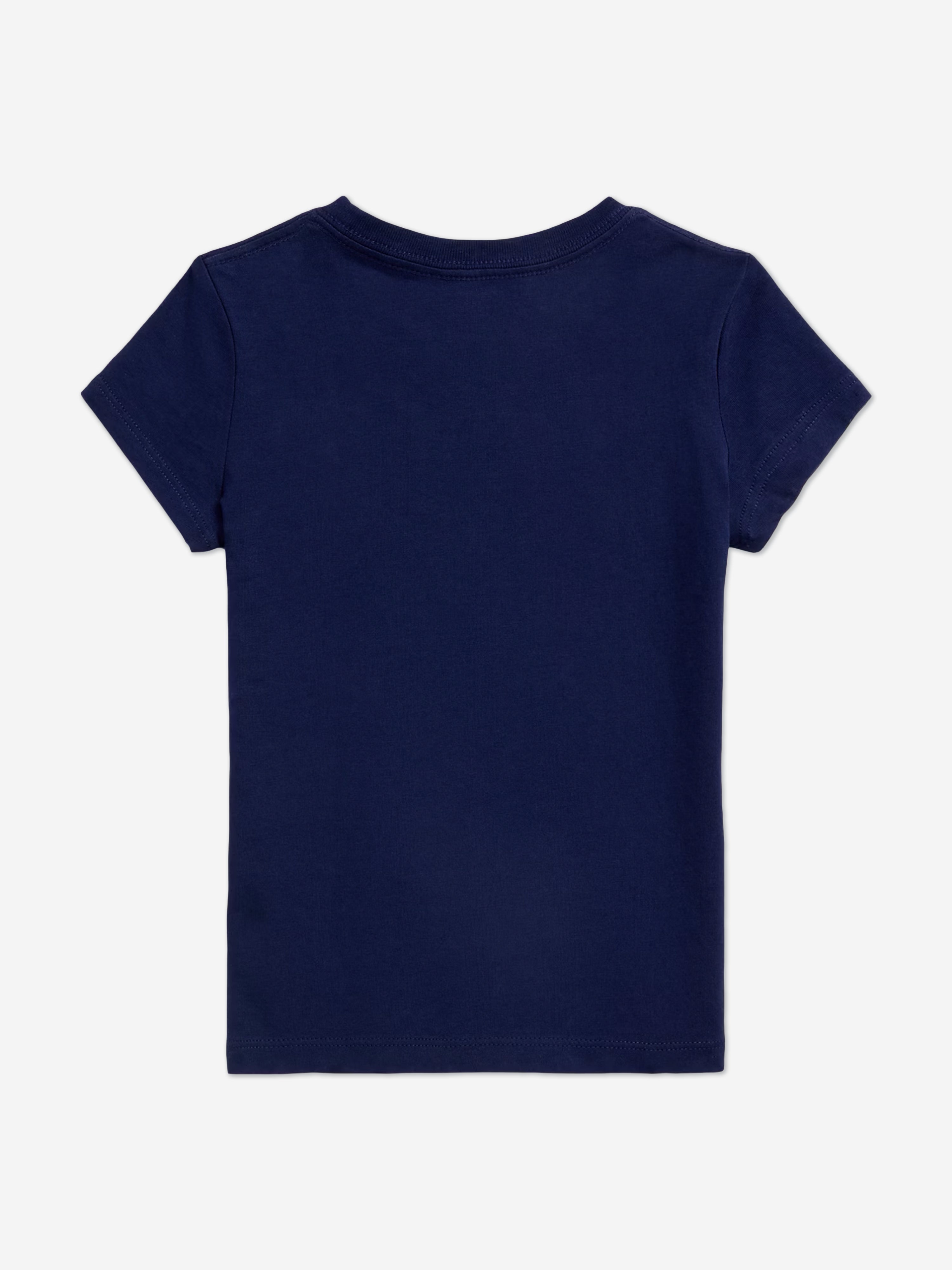 Ralph Lauren Girls Jersey Flag T-Shirt in Navy