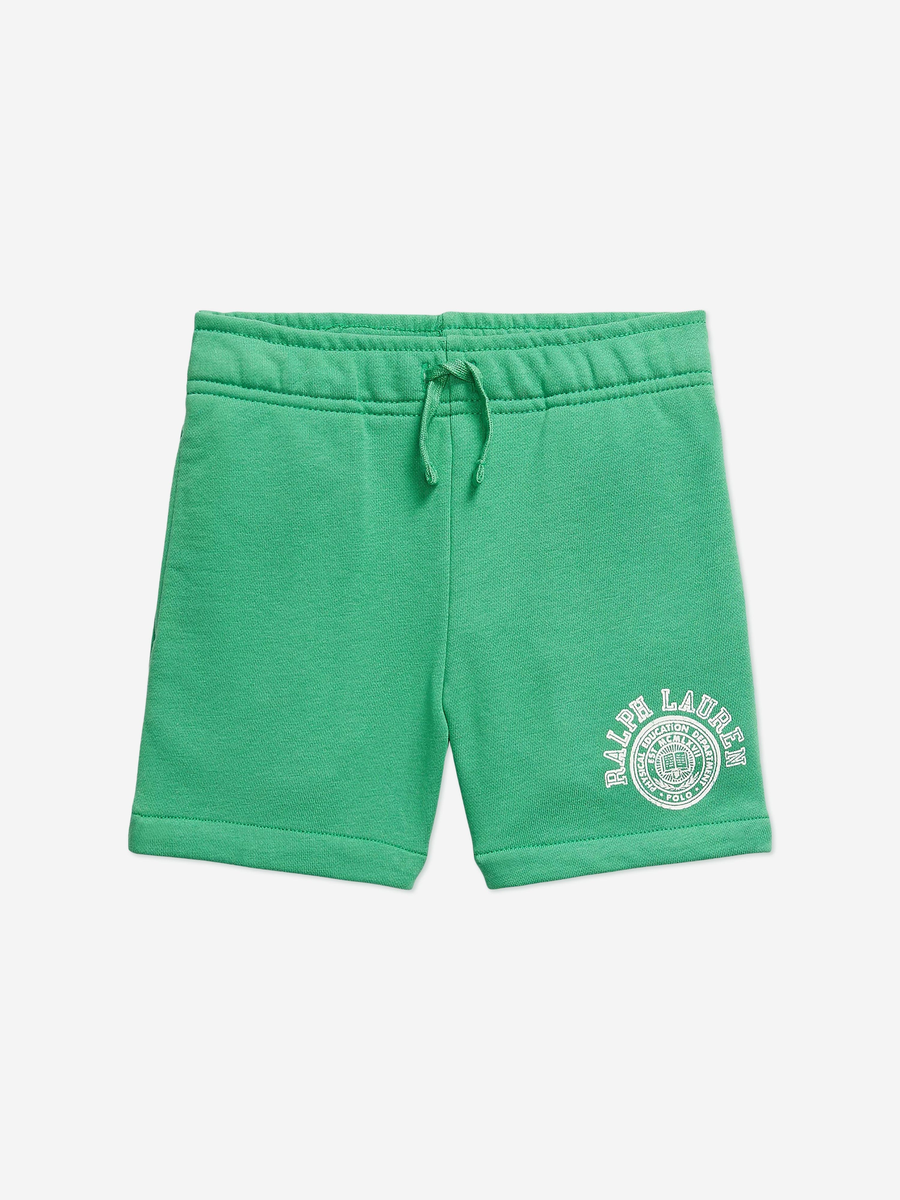 Ralph Lauren Boys Logo Shorts in Green