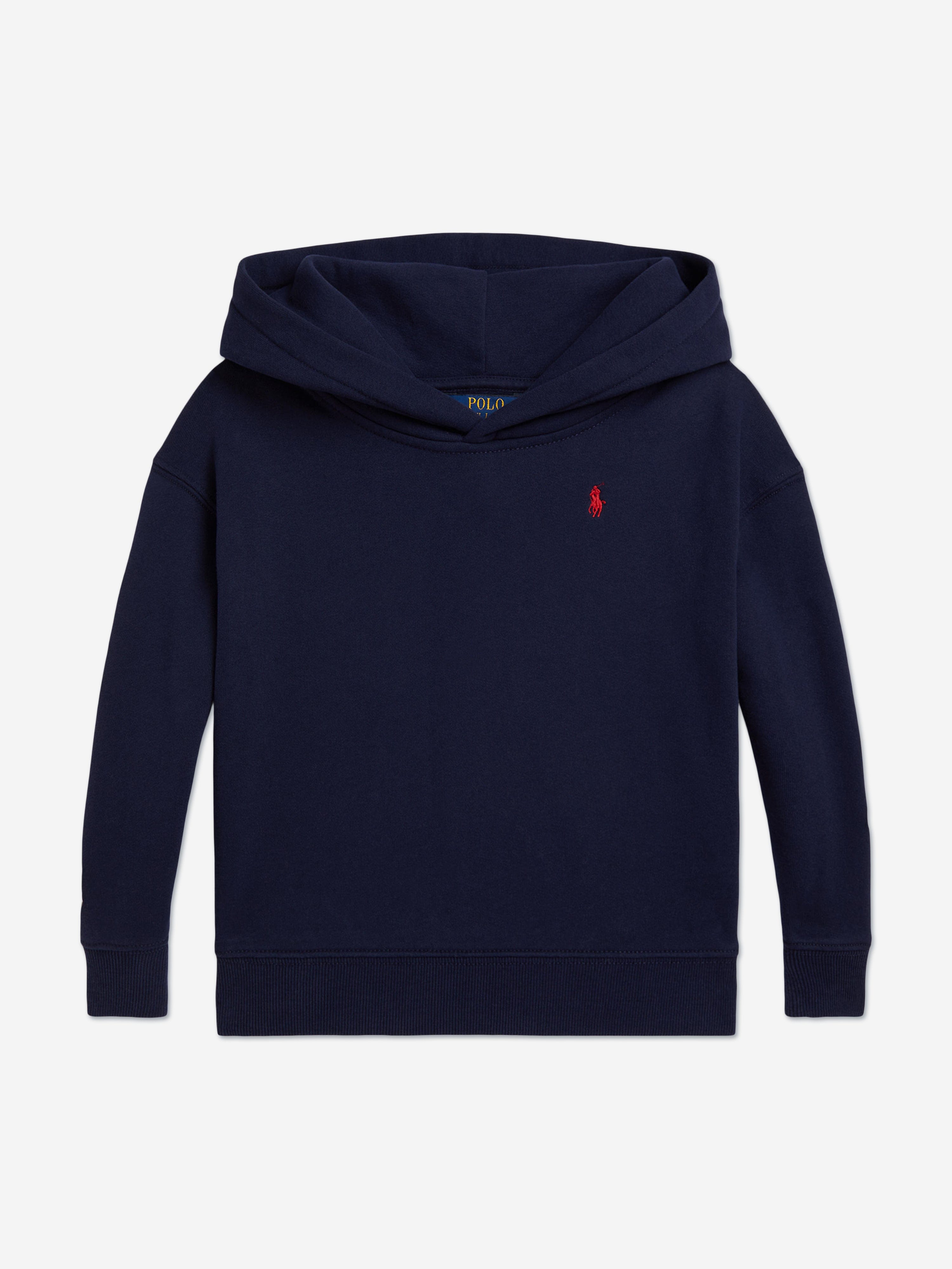 Ralph Lauren Girls Polo Bear Hoodie in Navy
