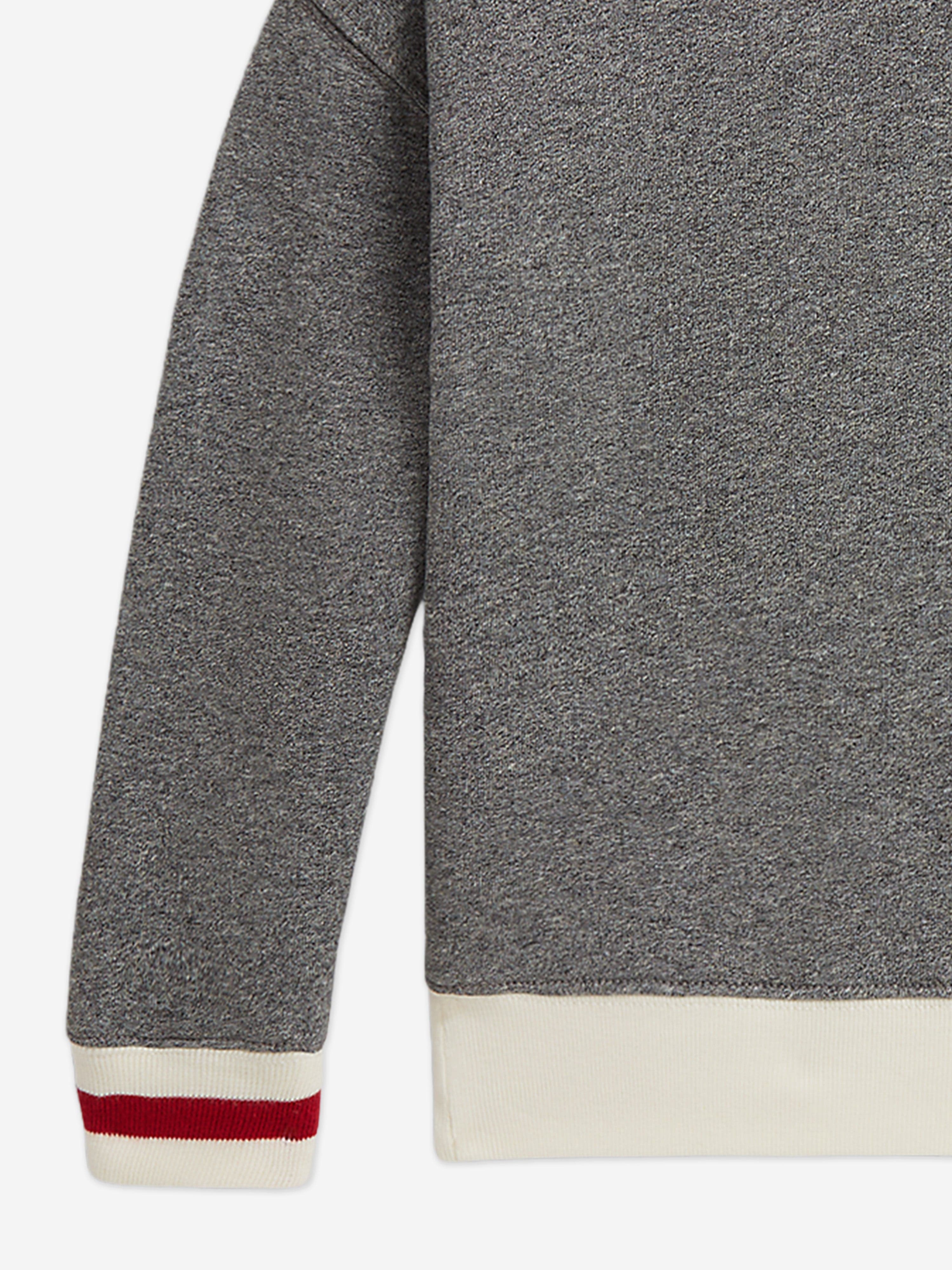 Ralph Lauren Girls USA Flag Sweatshirt in Grey