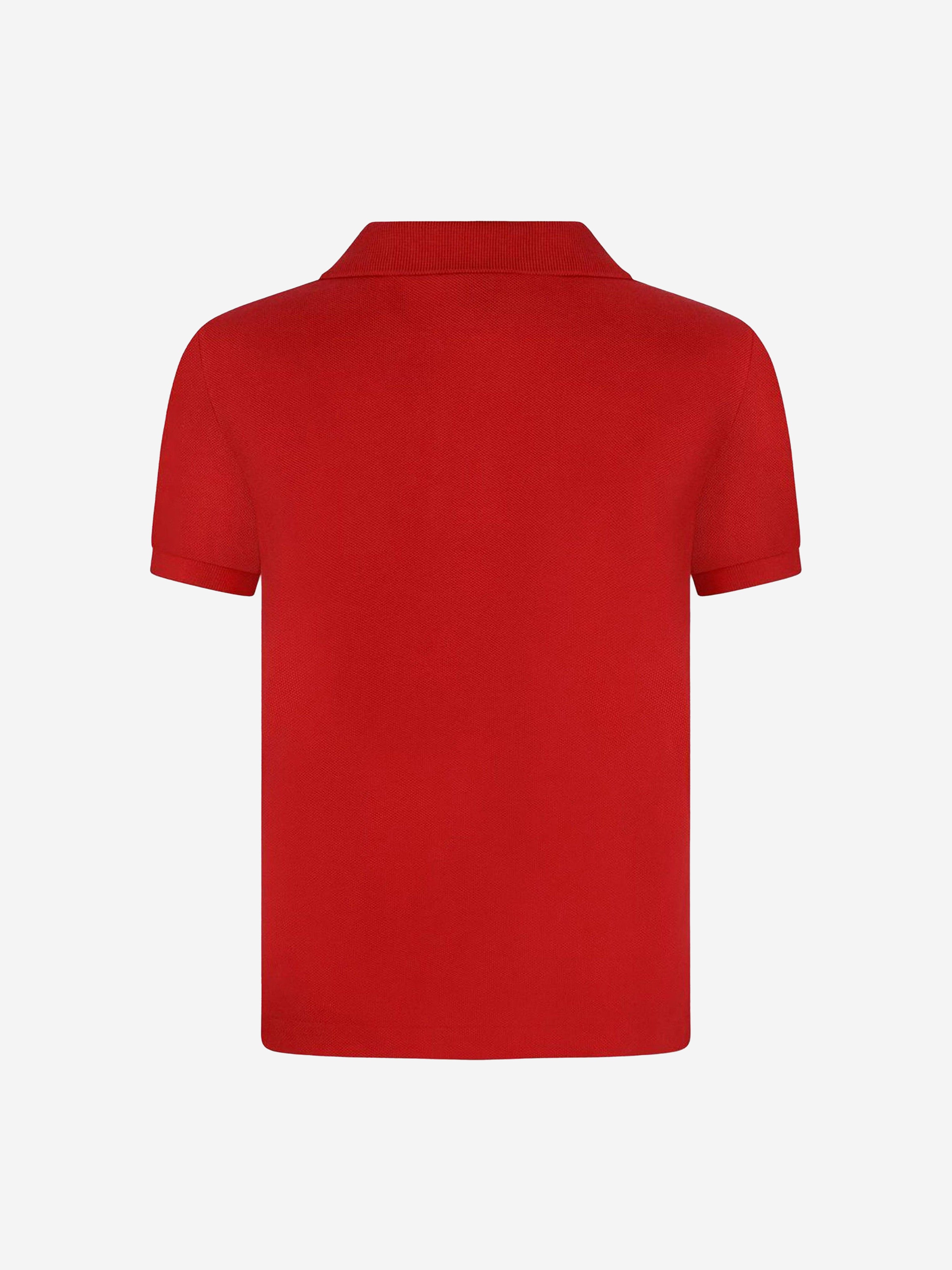 Ralph Lauren Boys Cotton Polo Shirt in Red