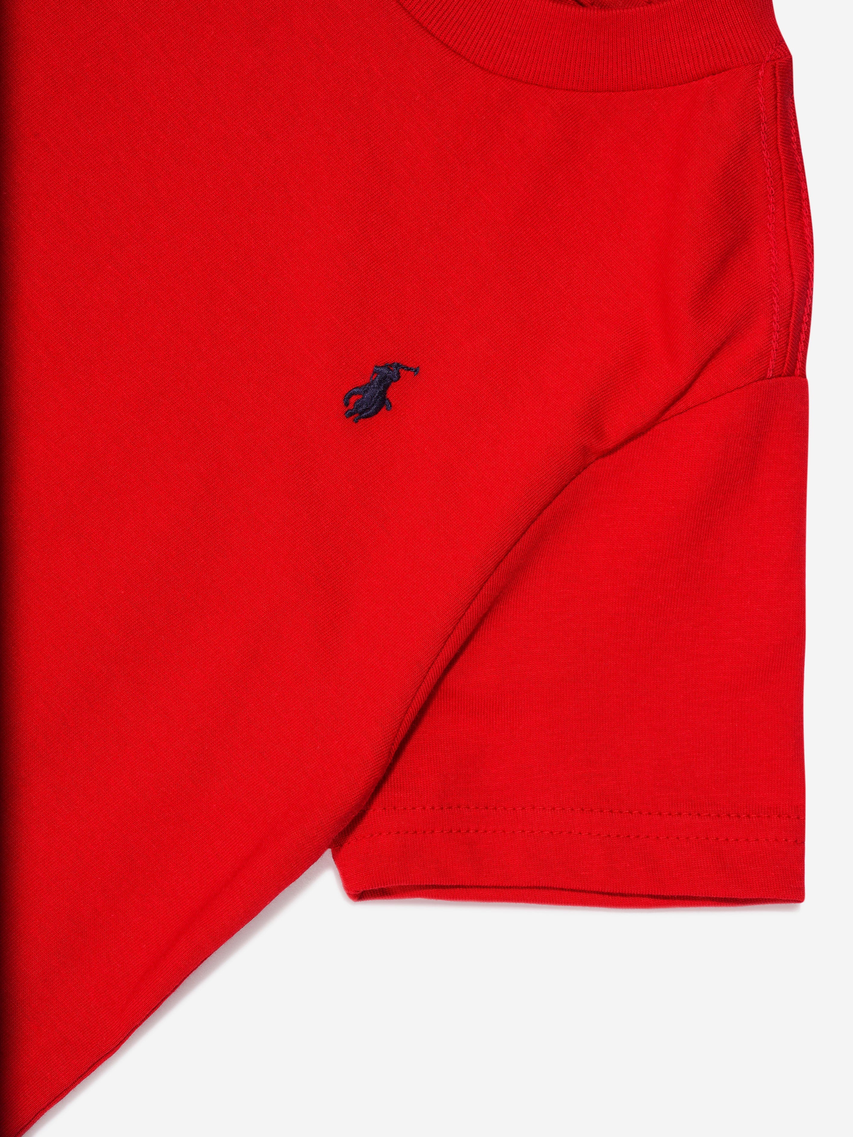 Ralph Lauren Boys Logo T-Shirt in Red