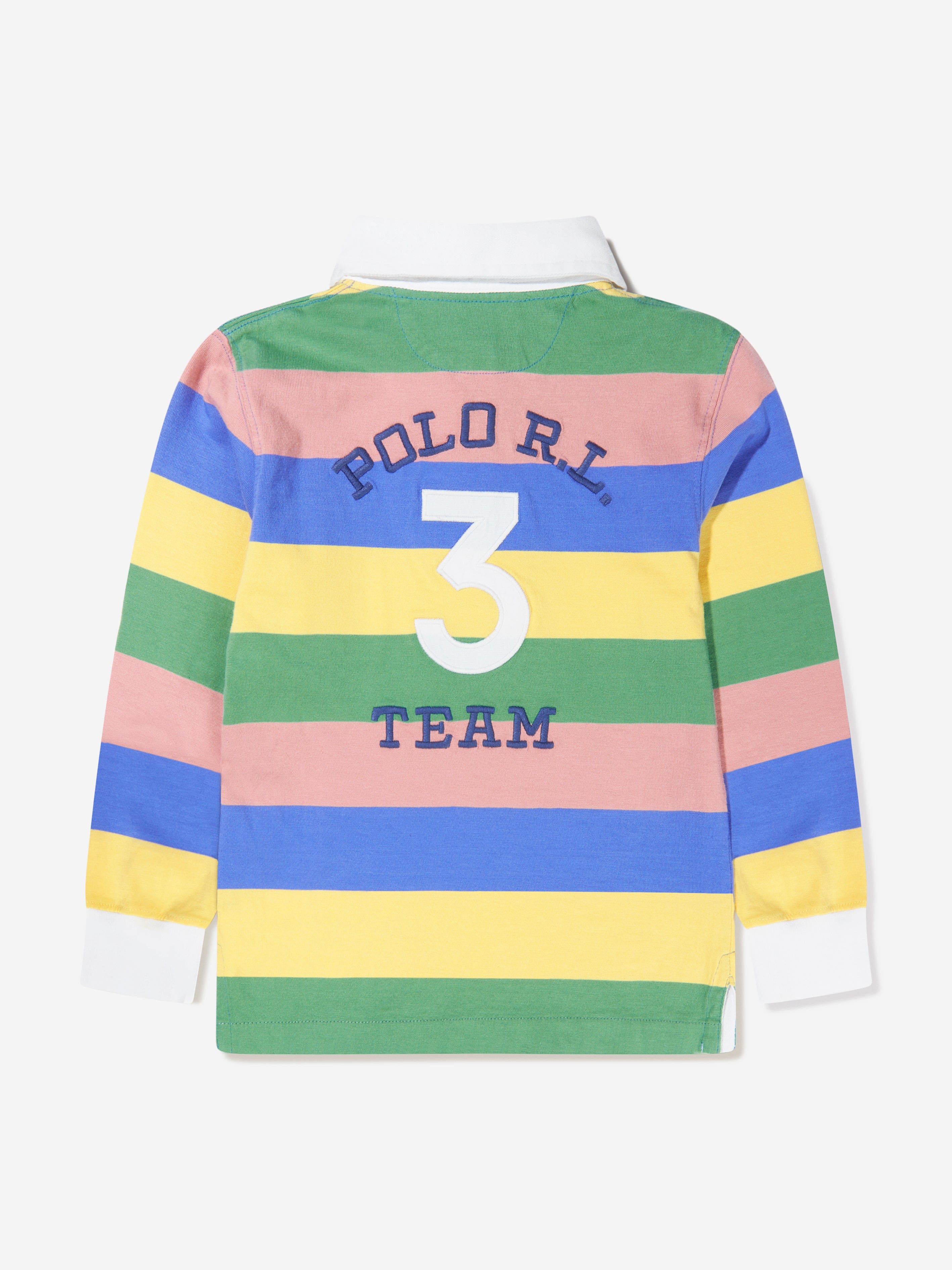 Ralph Lauren Boys Jersey Striped Rugby Shirt