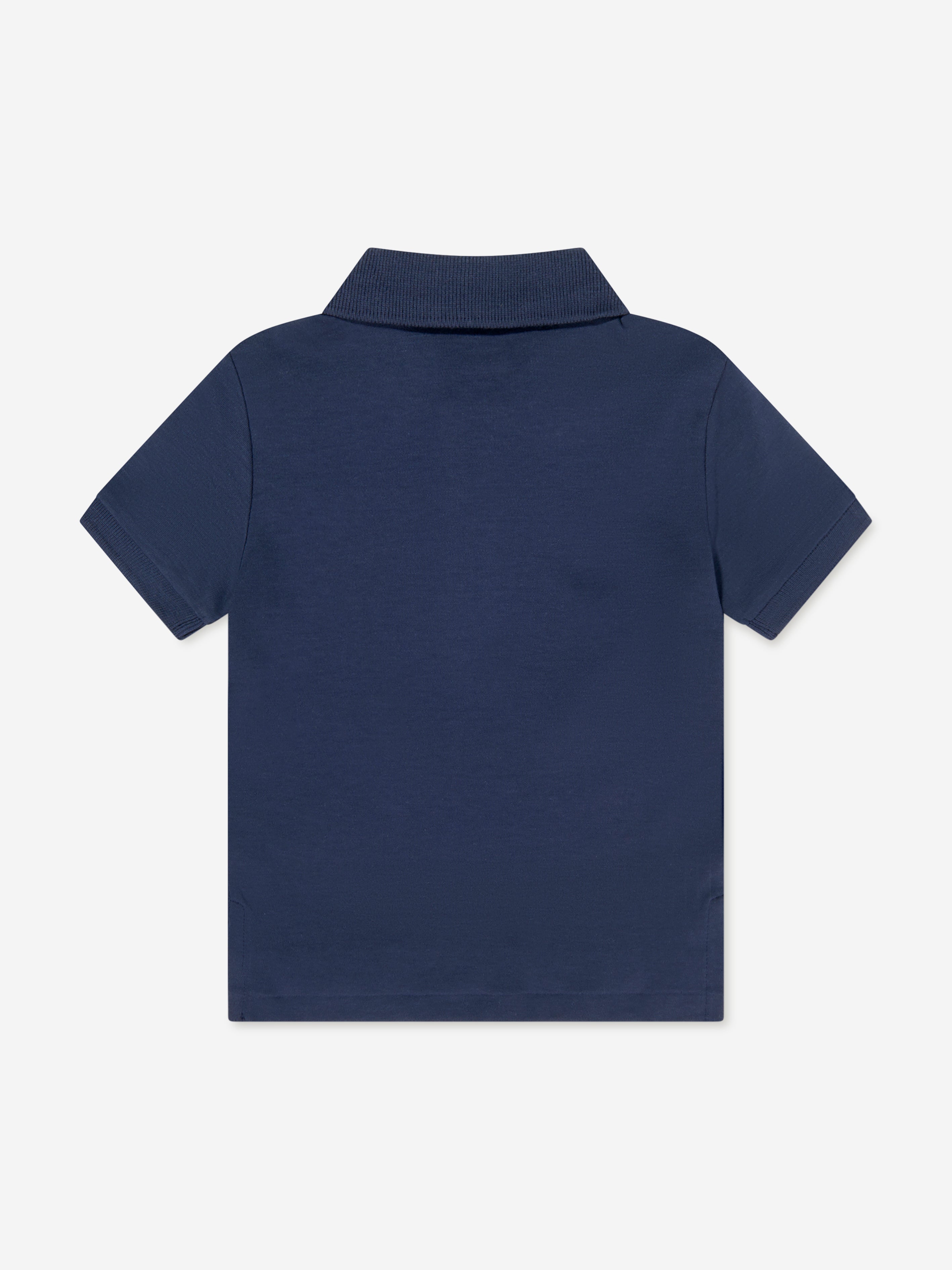 Ralph Lauren Baby Boys Logo Polo Shirt in Navy