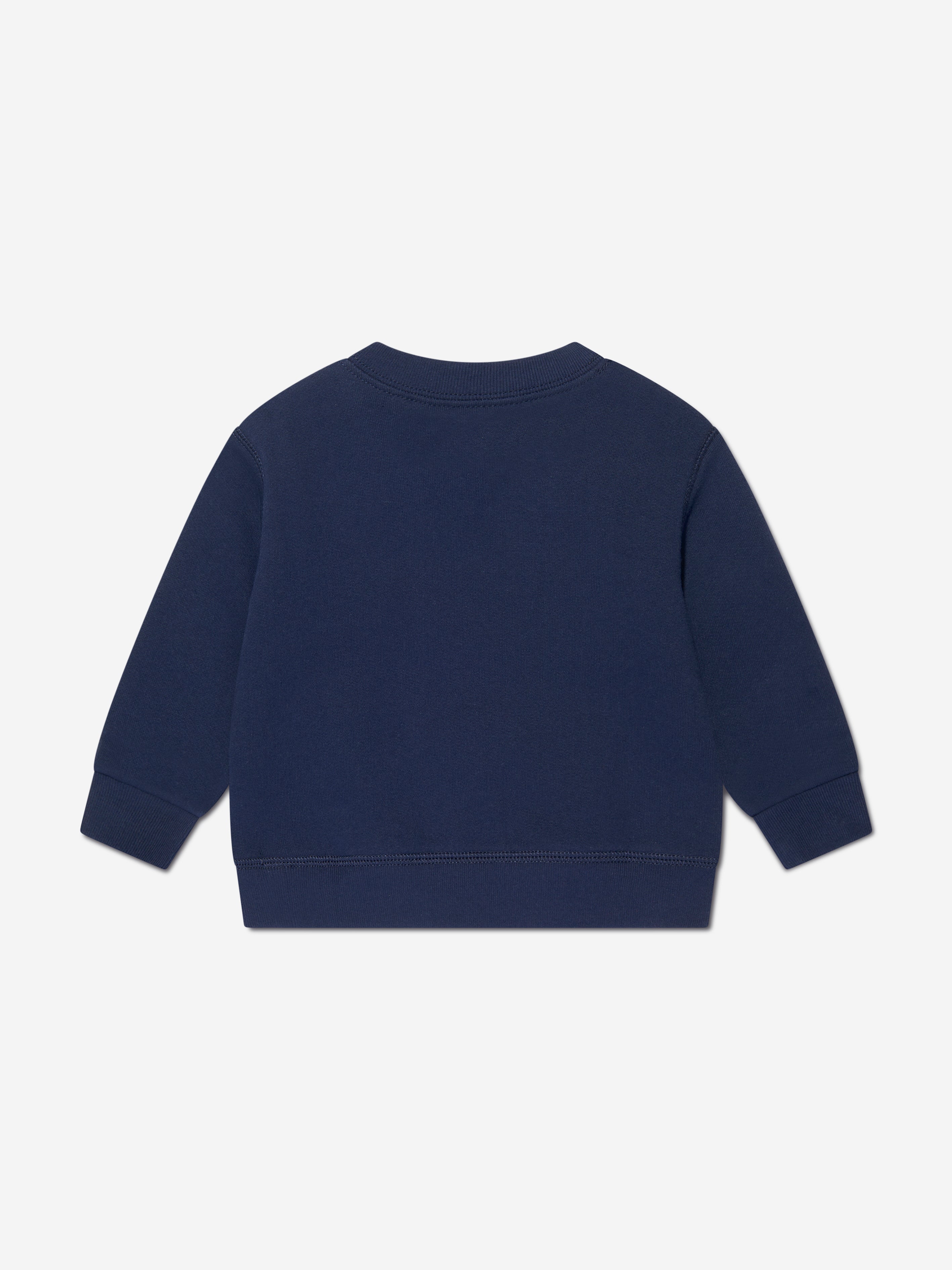 Ralph Lauren Baby Boys Logo Sweatshirt in Navy