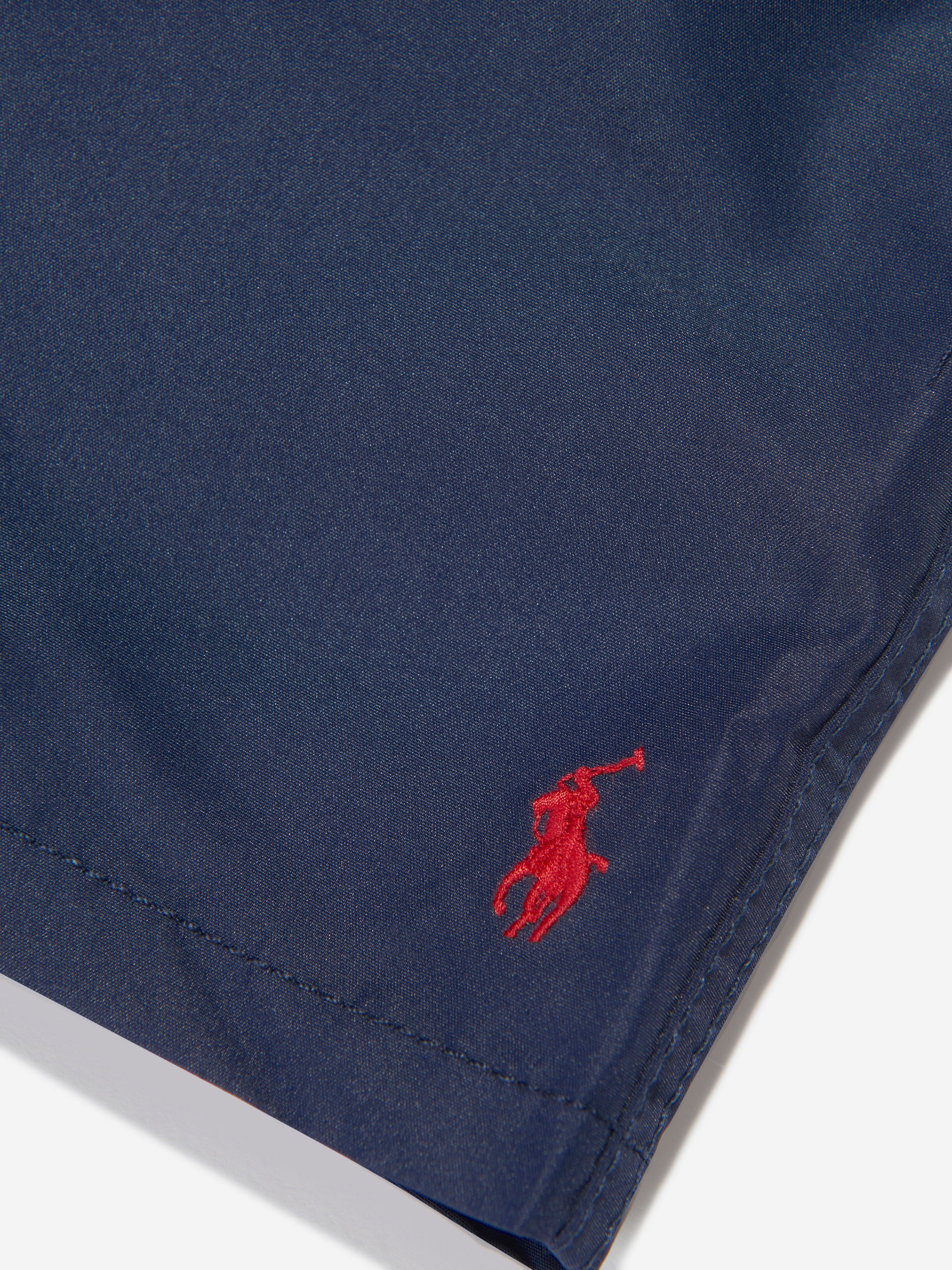 Ralph Lauren Boys Logo Swim Shorts in Navy