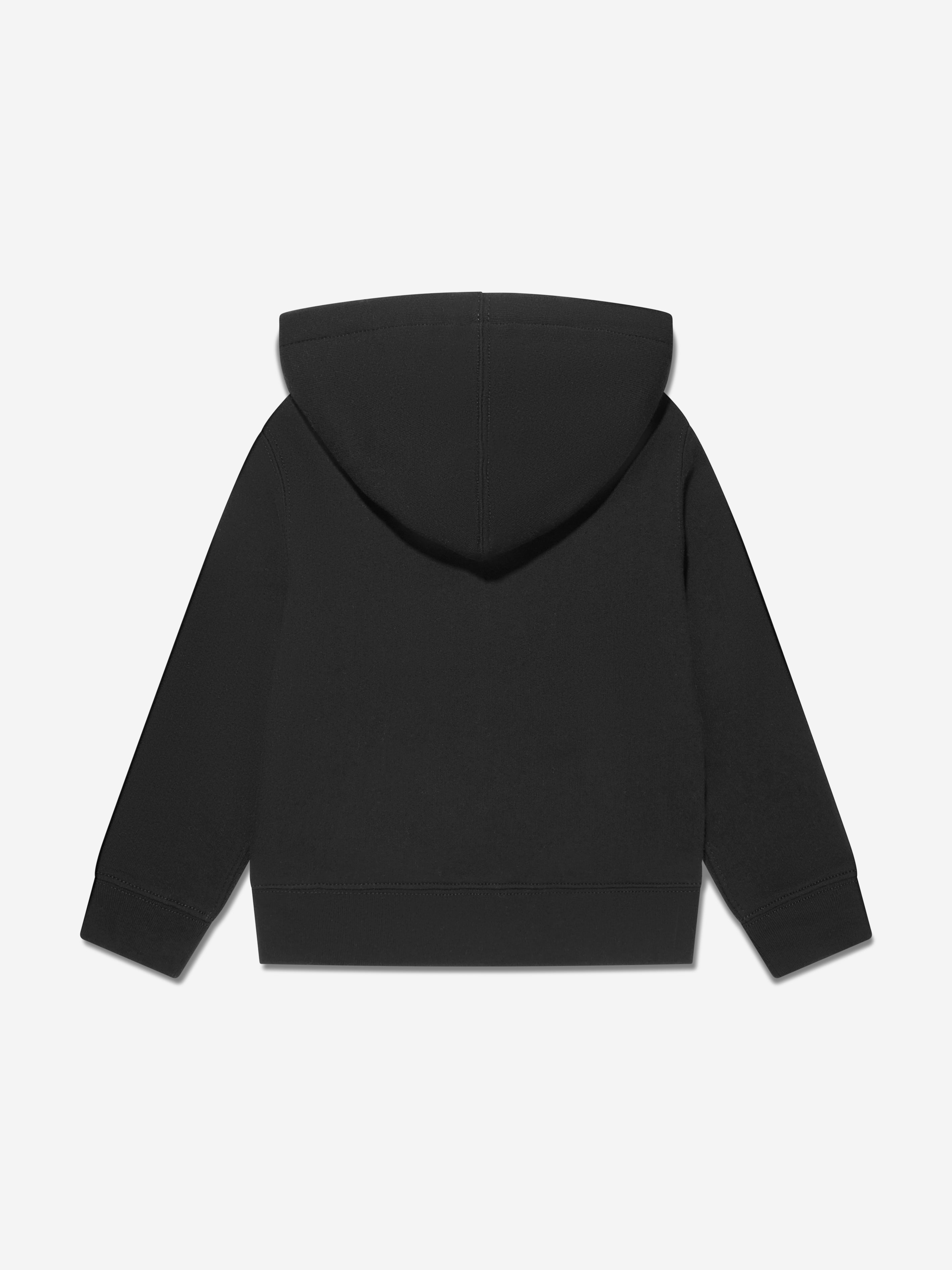 Ralph Lauren Boys Logo Zip Up Top in Black