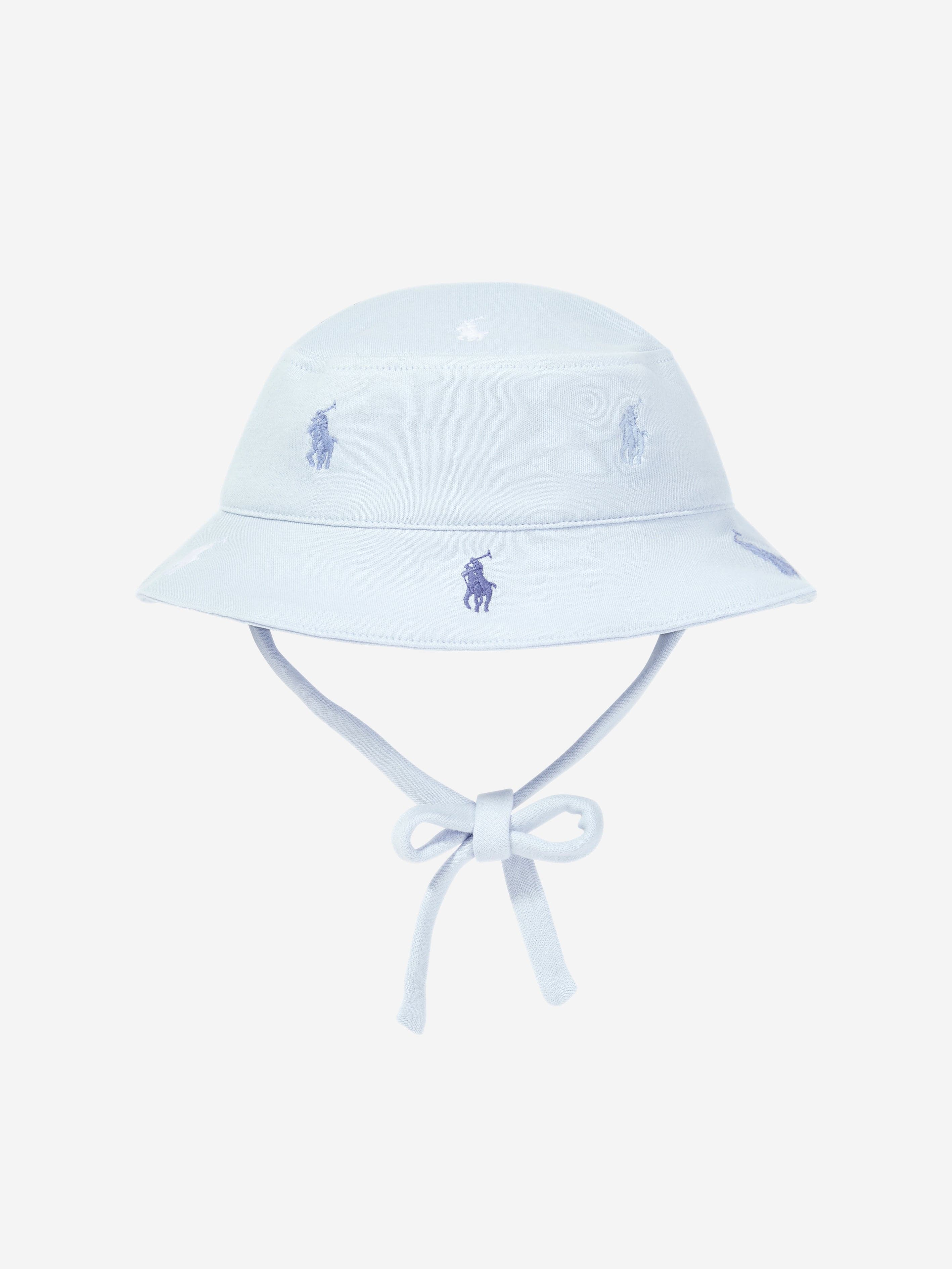 Ralph Lauren Baby Boys Logo Sun Hat in Blue