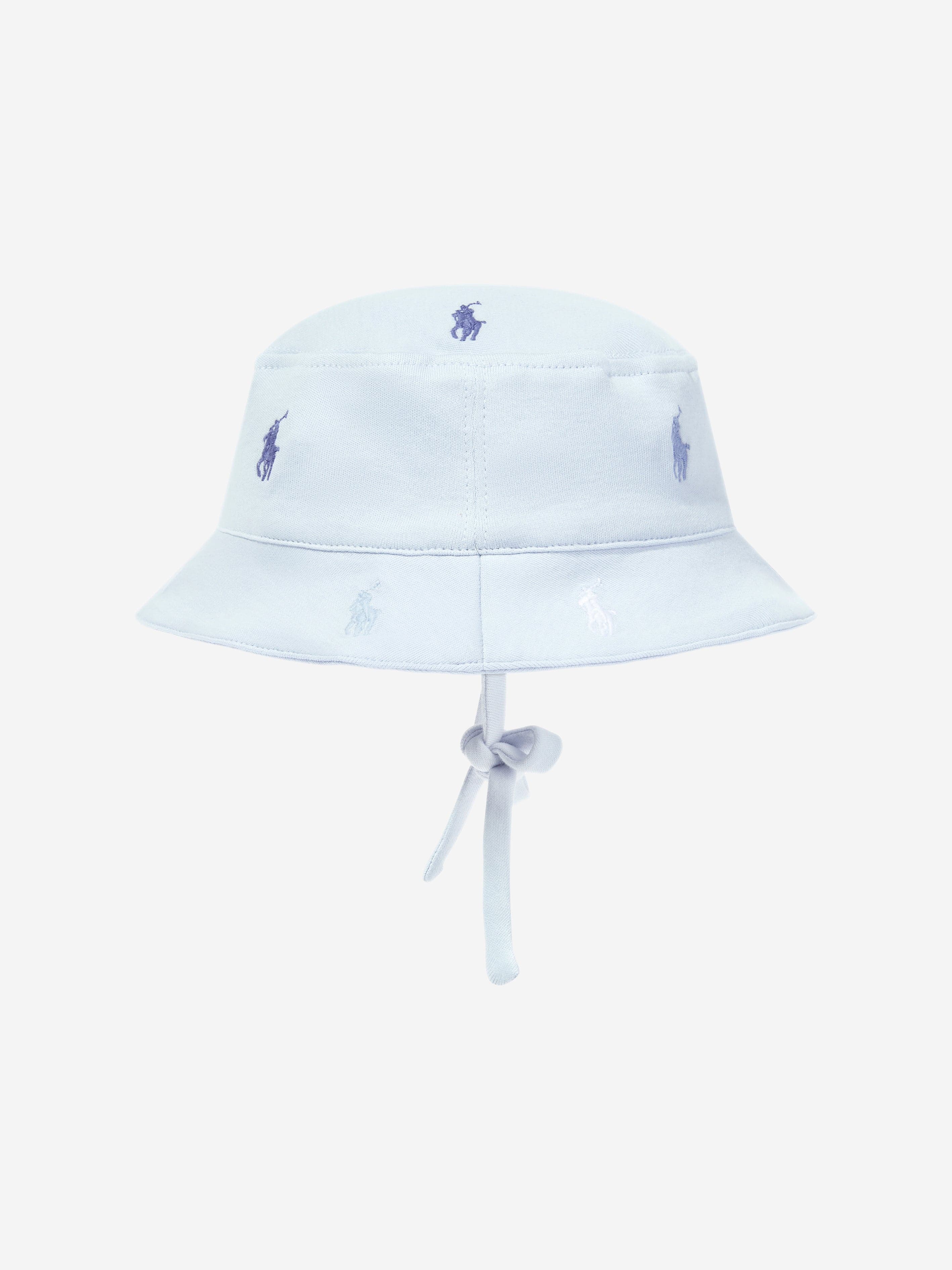 Ralph Lauren Baby Boys Logo Sun Hat in Blue