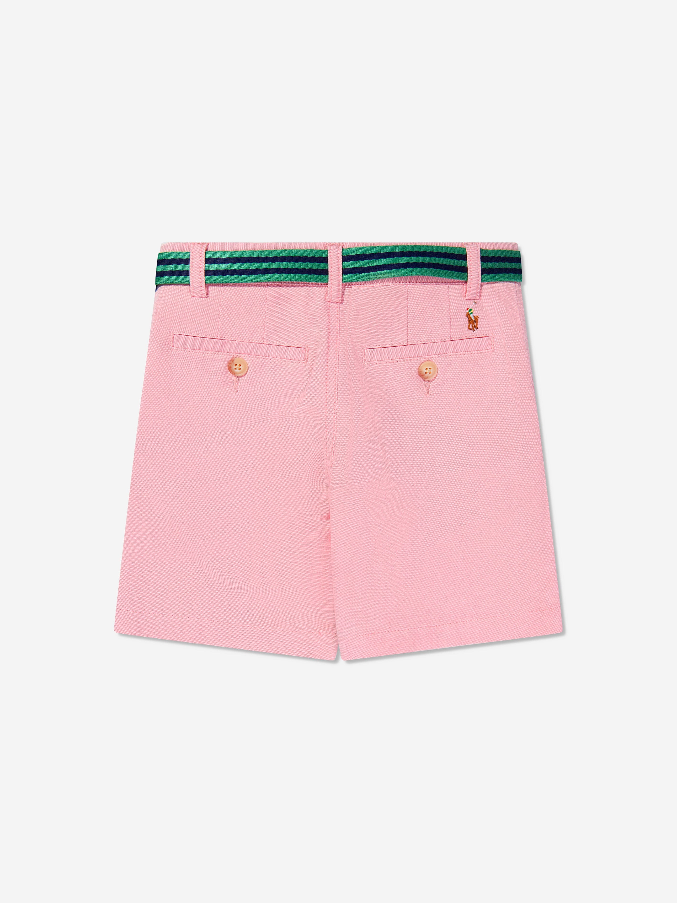 Ralph Lauren Boys Bedford Shorts in Pink