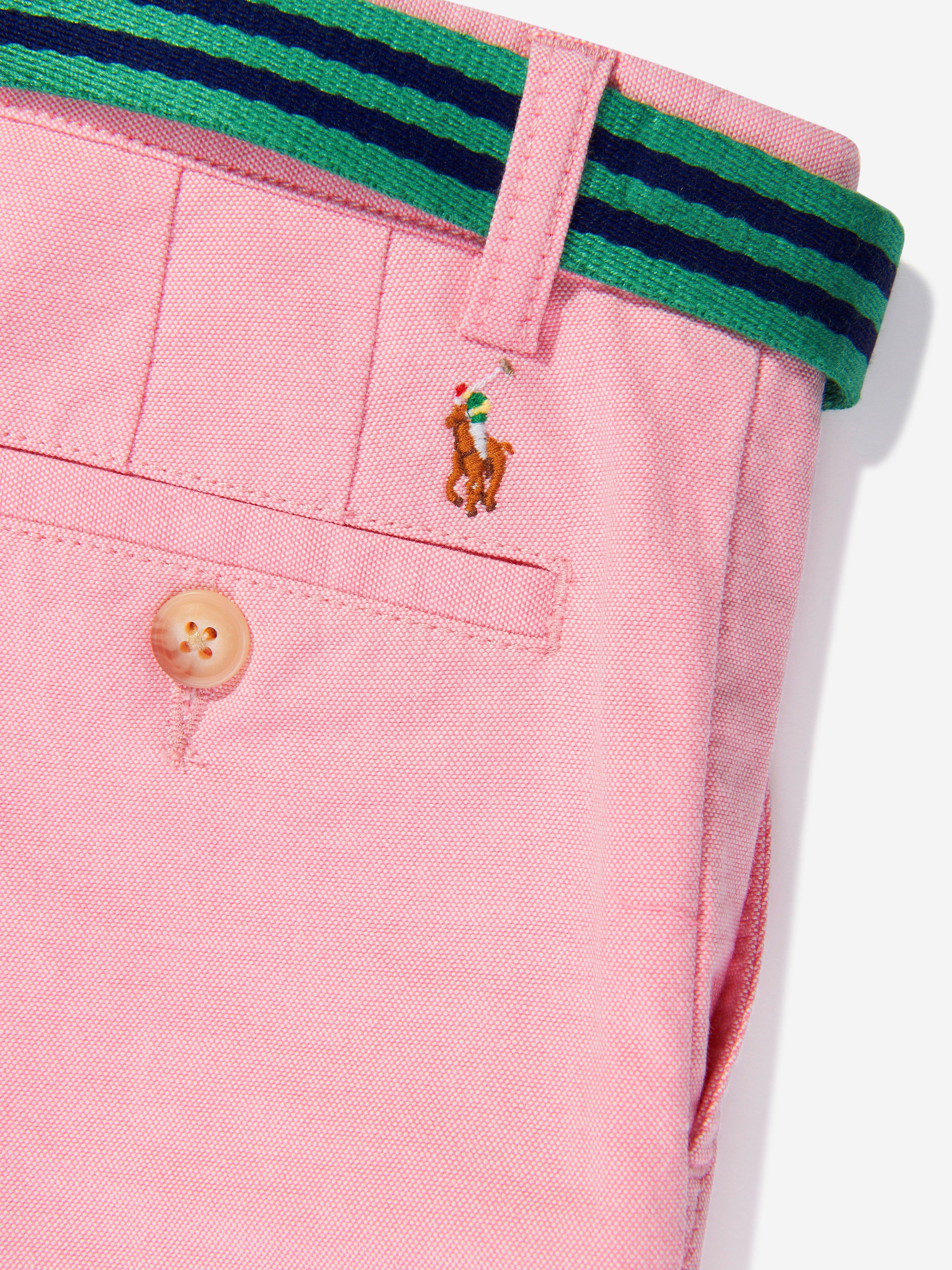 Ralph Lauren Boys Bedford Shorts in Pink