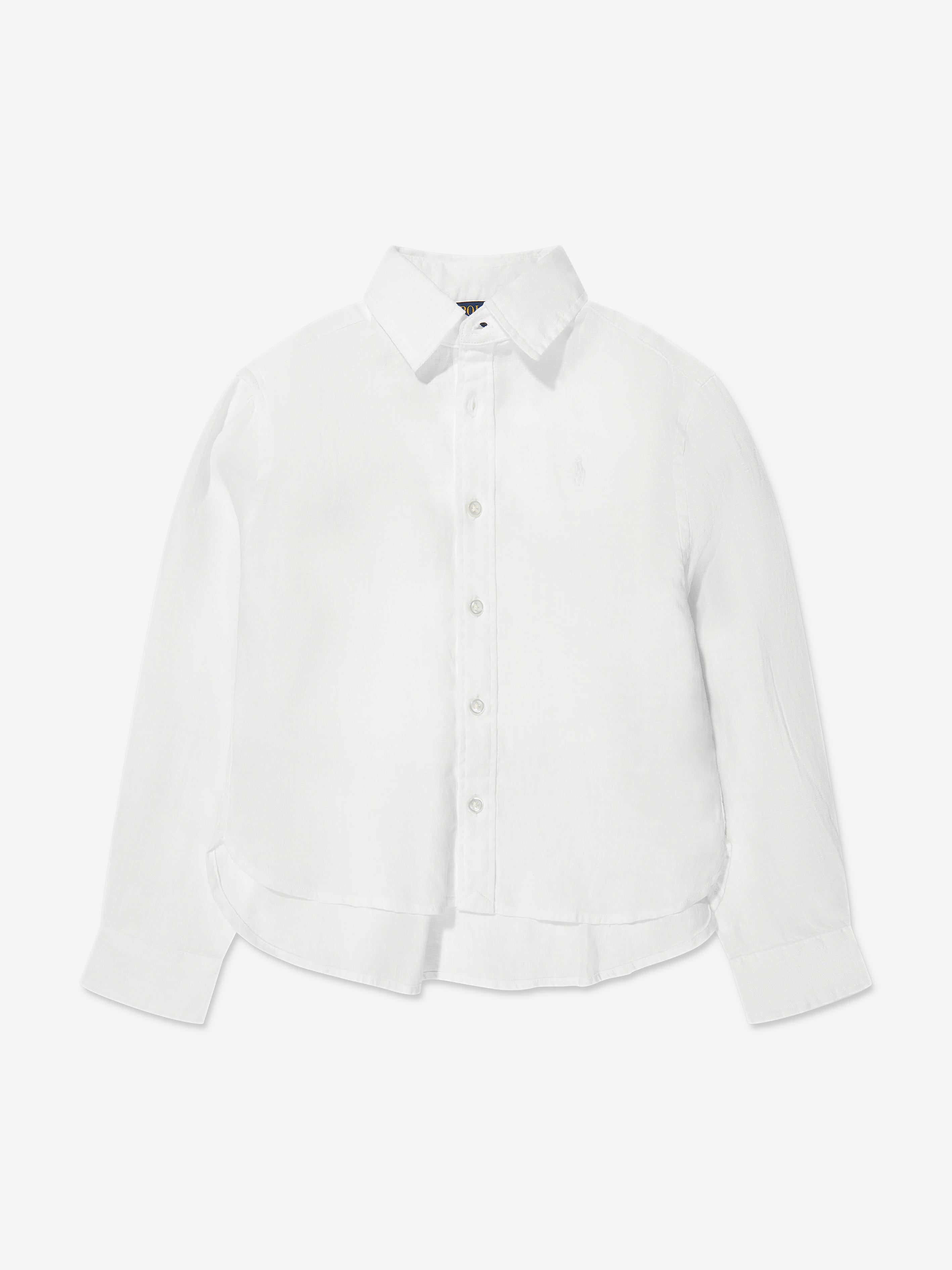 Ralph Lauren Girls Logo Shirt in White