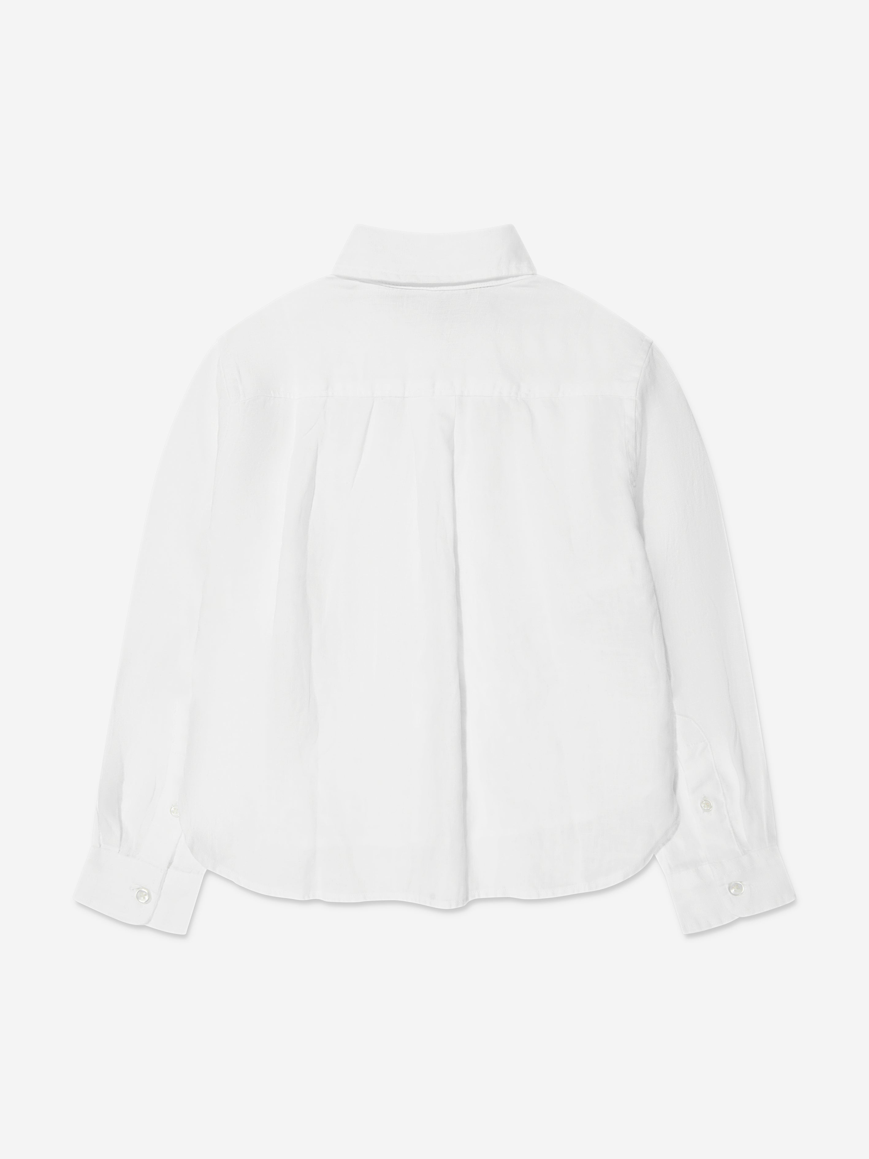 Ralph Lauren Girls Logo Shirt in White