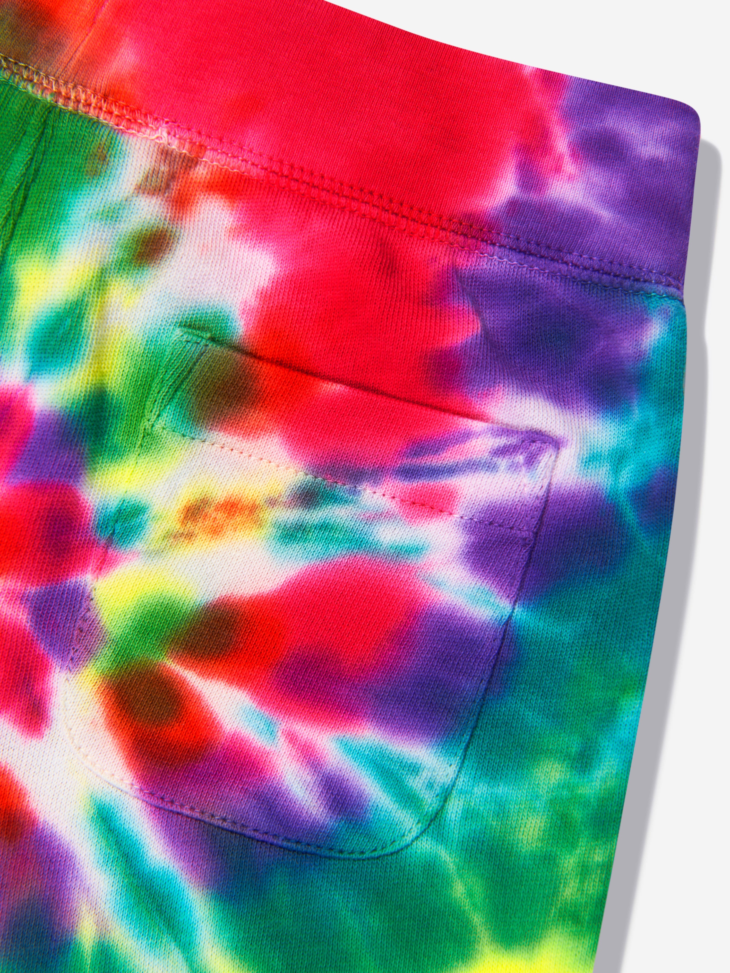 Ralph Lauren Boys Rainbow Tie Dye Shorts in Multicolour