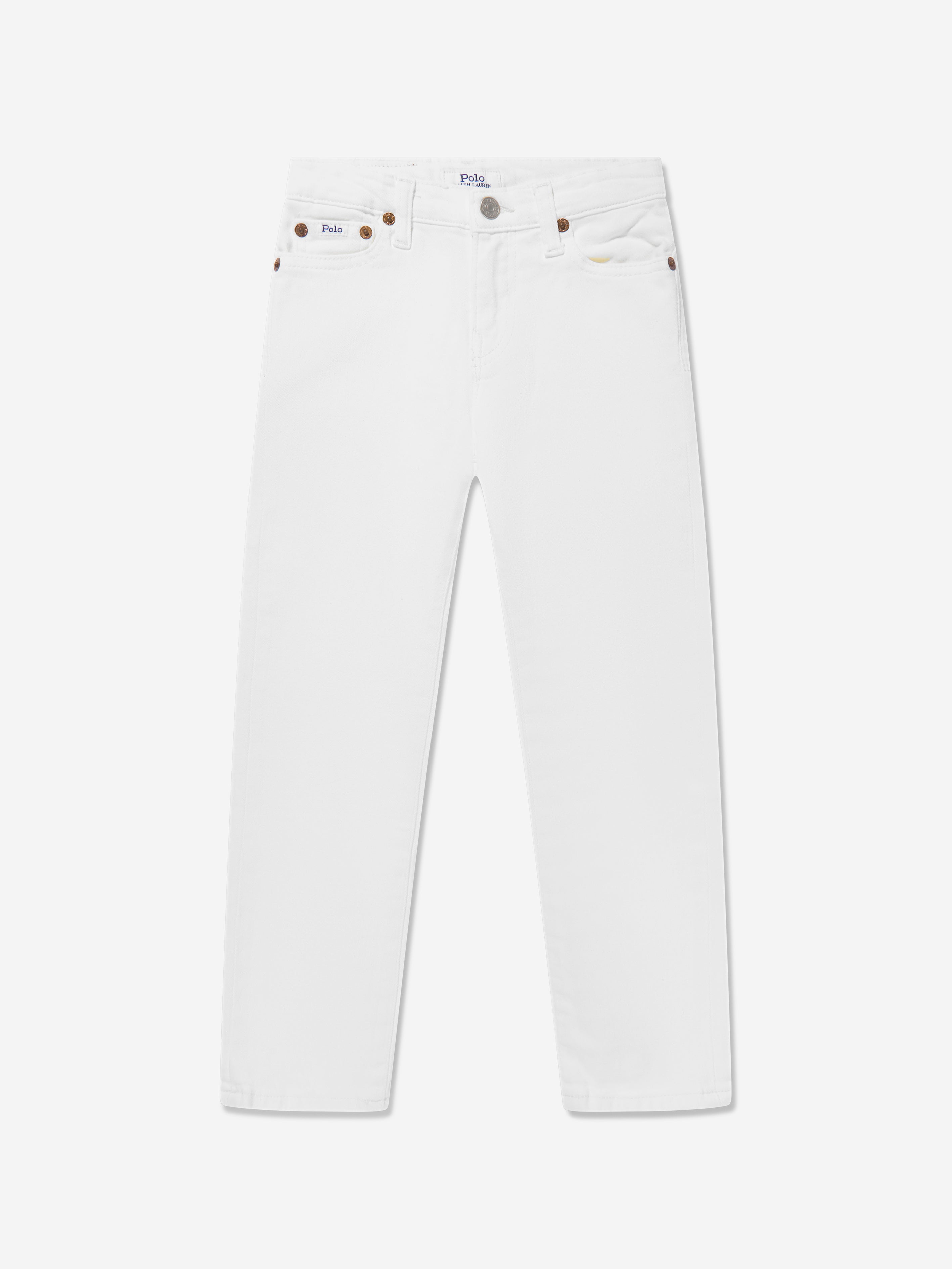 Ralph Lauren Boys Slim Fit Sullivan Jeans in White