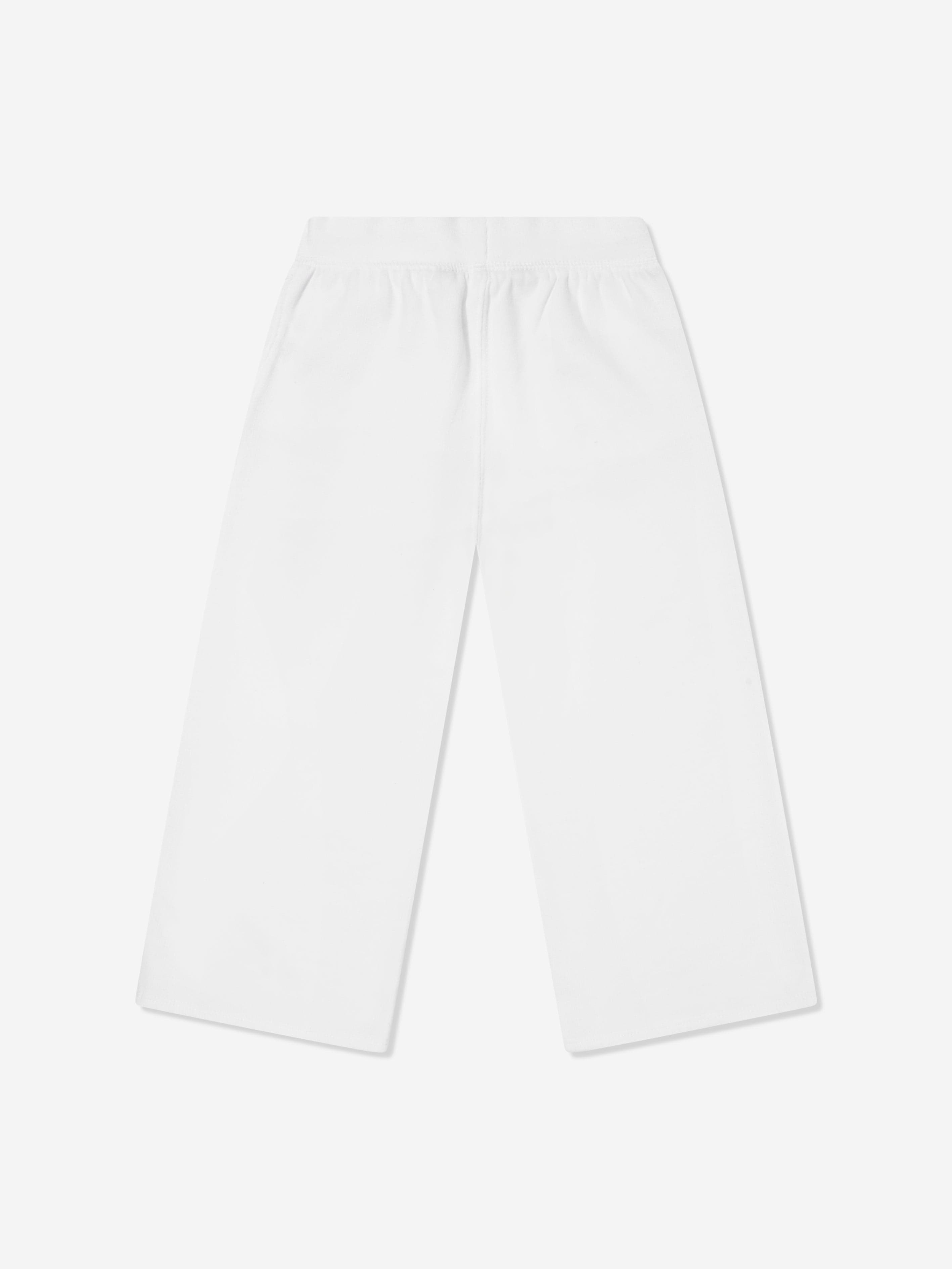 Ralph Lauren Girls Logo Joggers in White