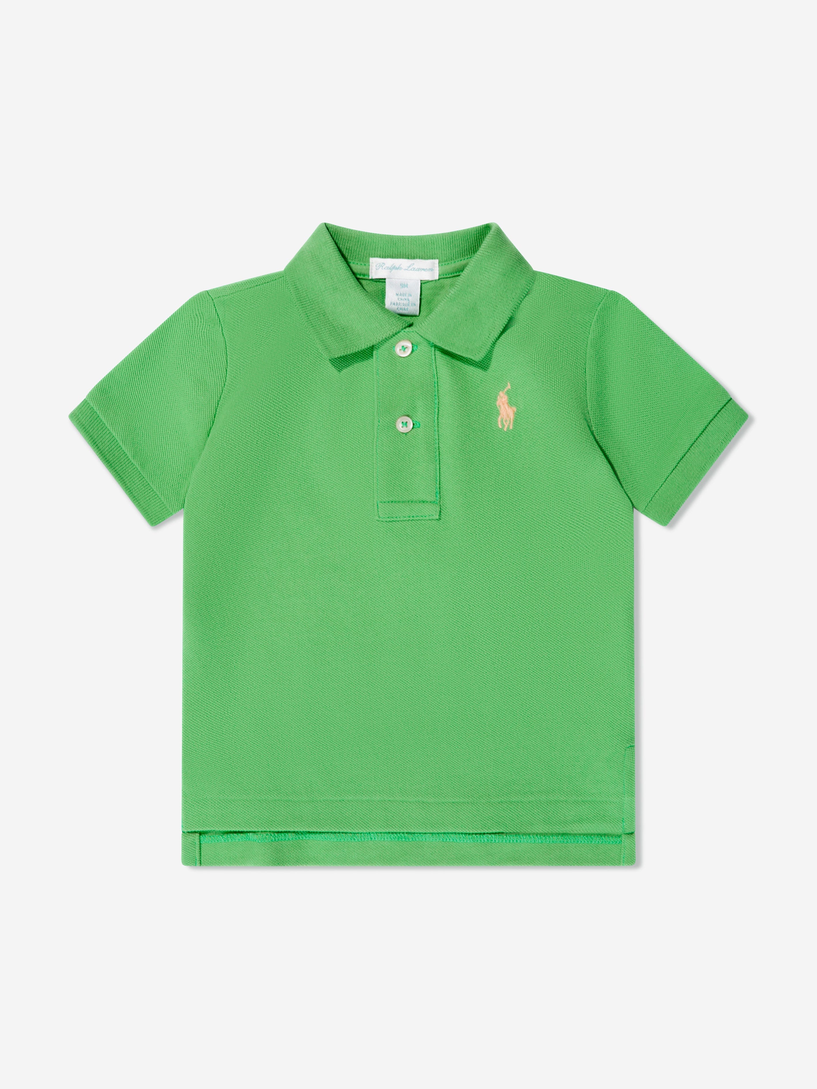 Ralph Lauren Baby Boys Polo Shirt in Green