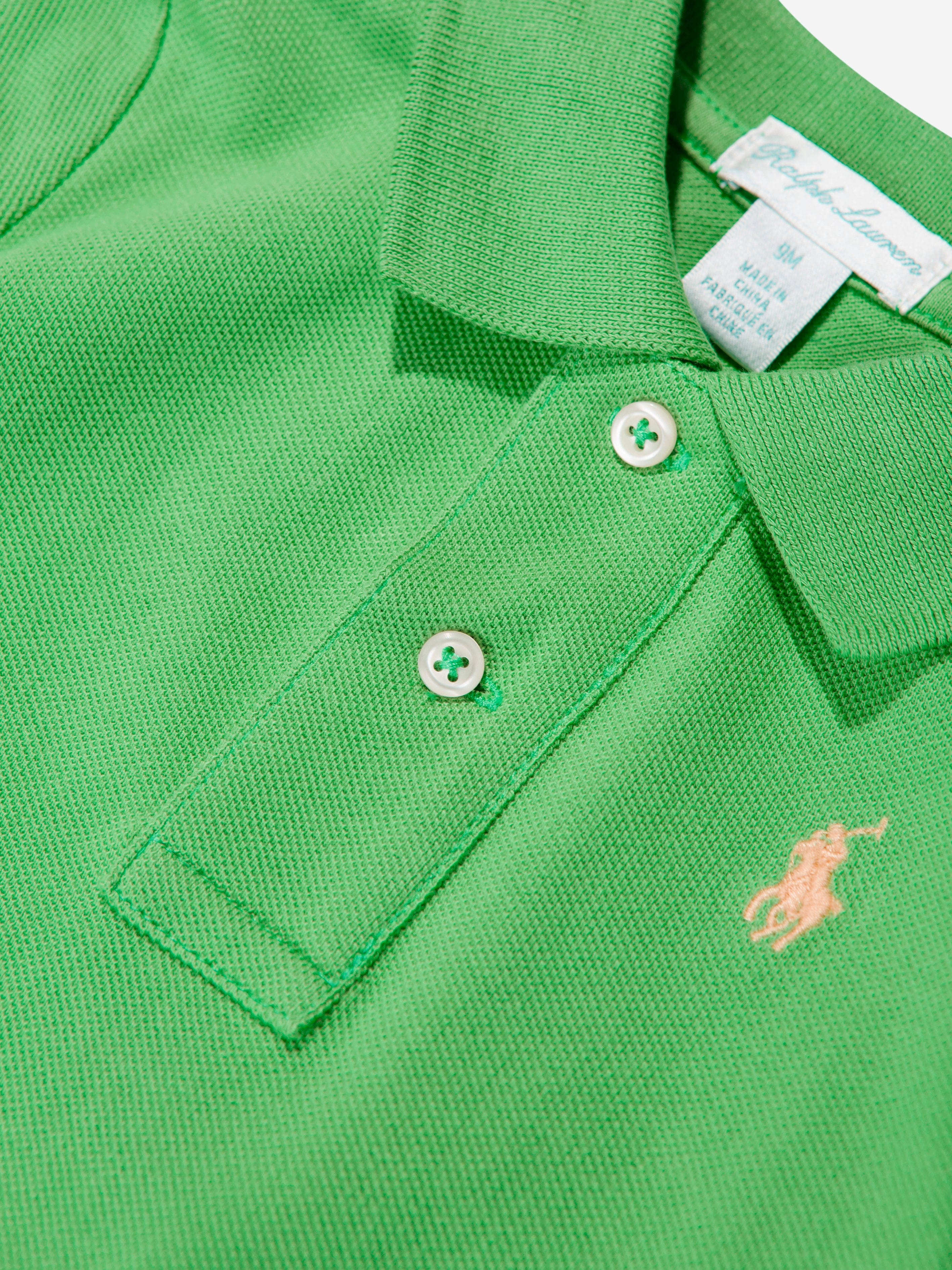 Ralph Lauren Baby Boys Polo Shirt in Green