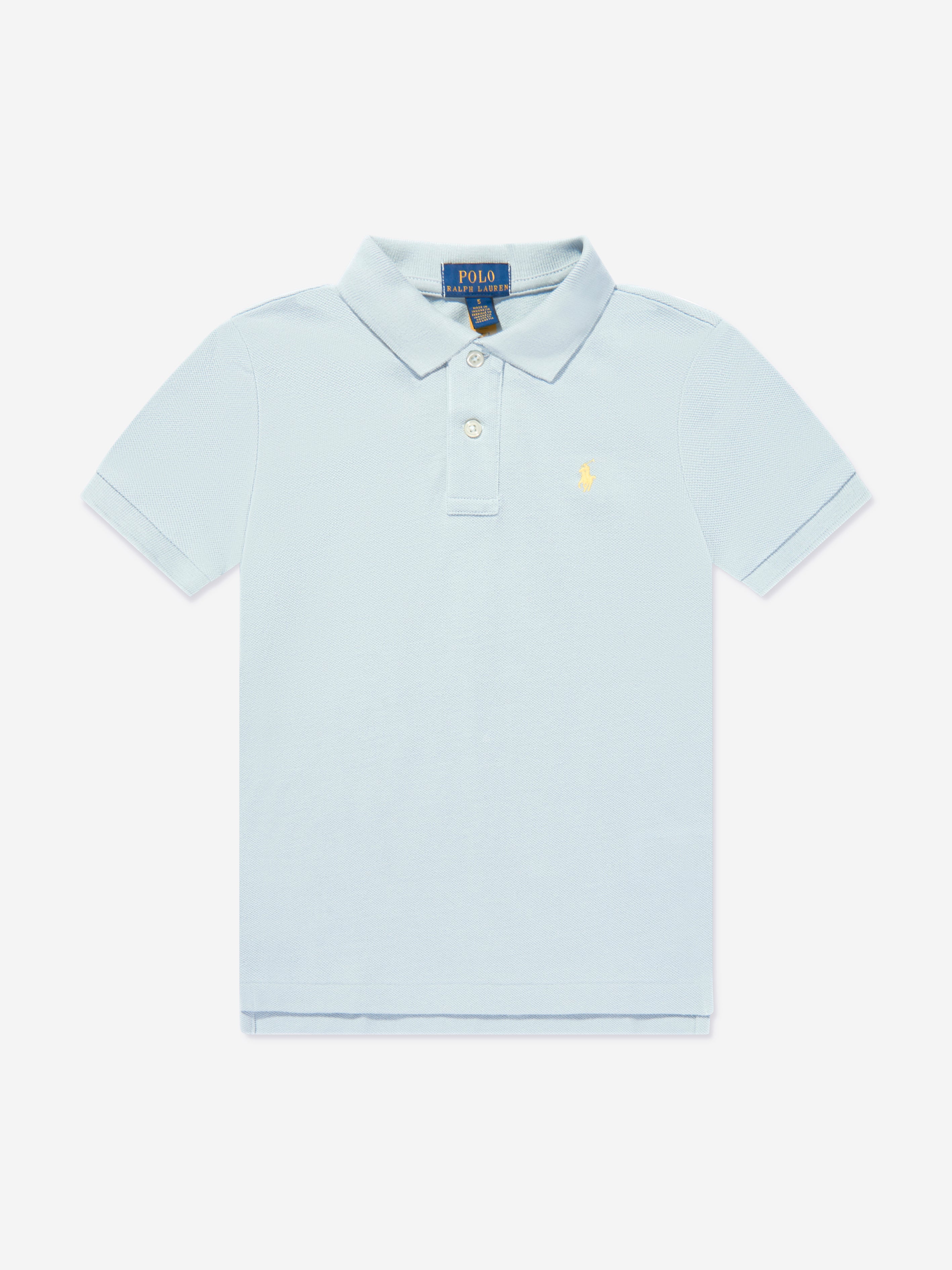 Ralph Lauren Boys Logo Polo Shirt in Blue