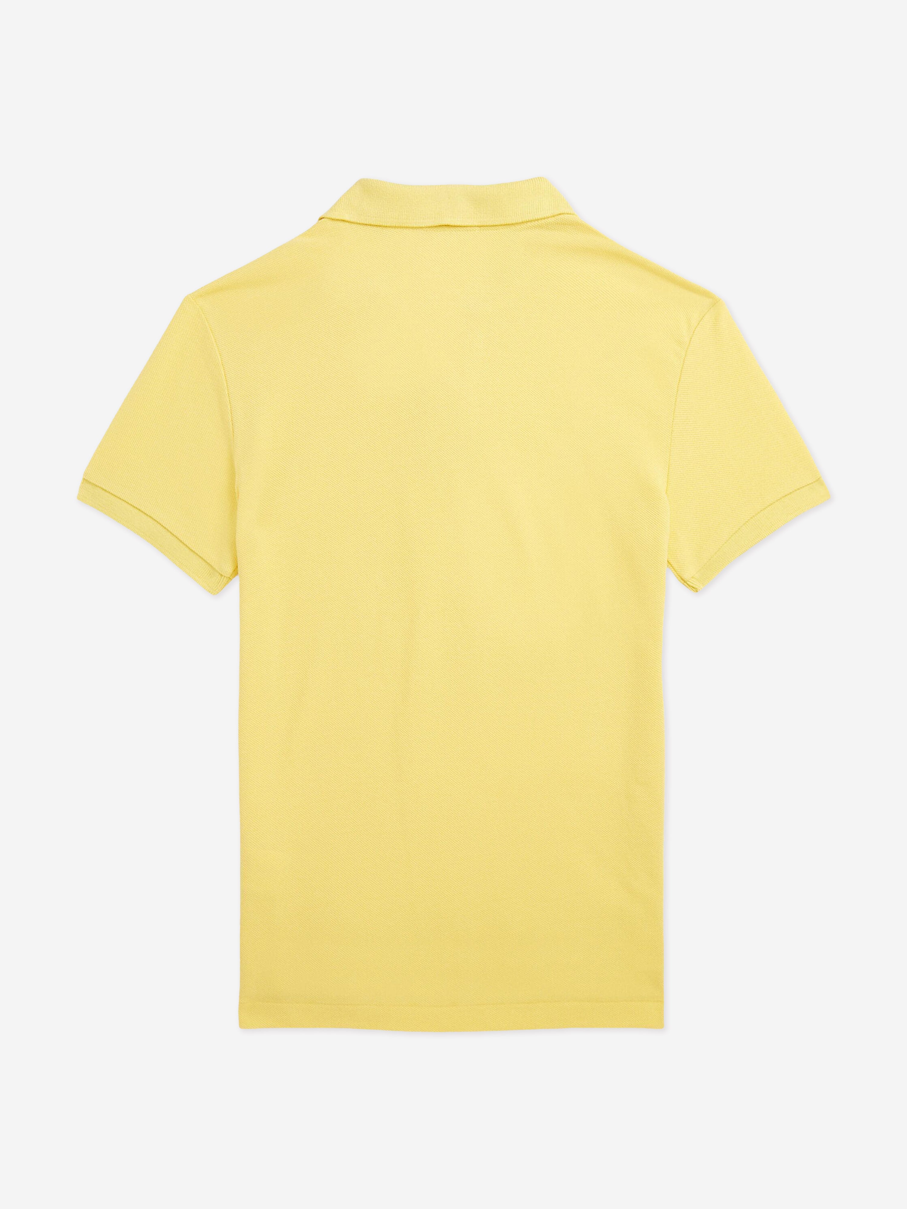 Ralph Lauren Boys Slim Fit Polo Shirt in Yellow