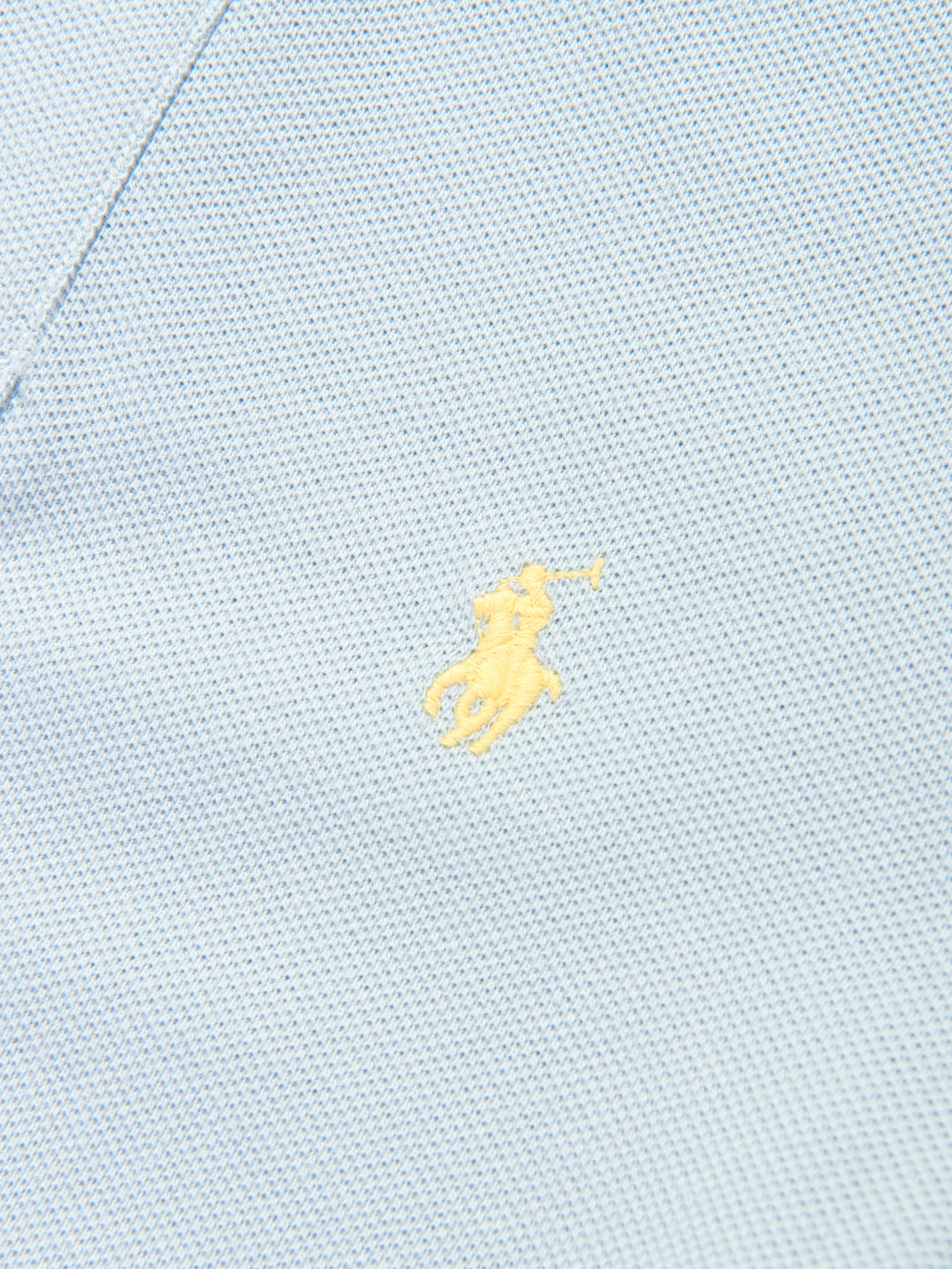 Ralph Lauren Boys Slim Fit Polo Shirt in Blue