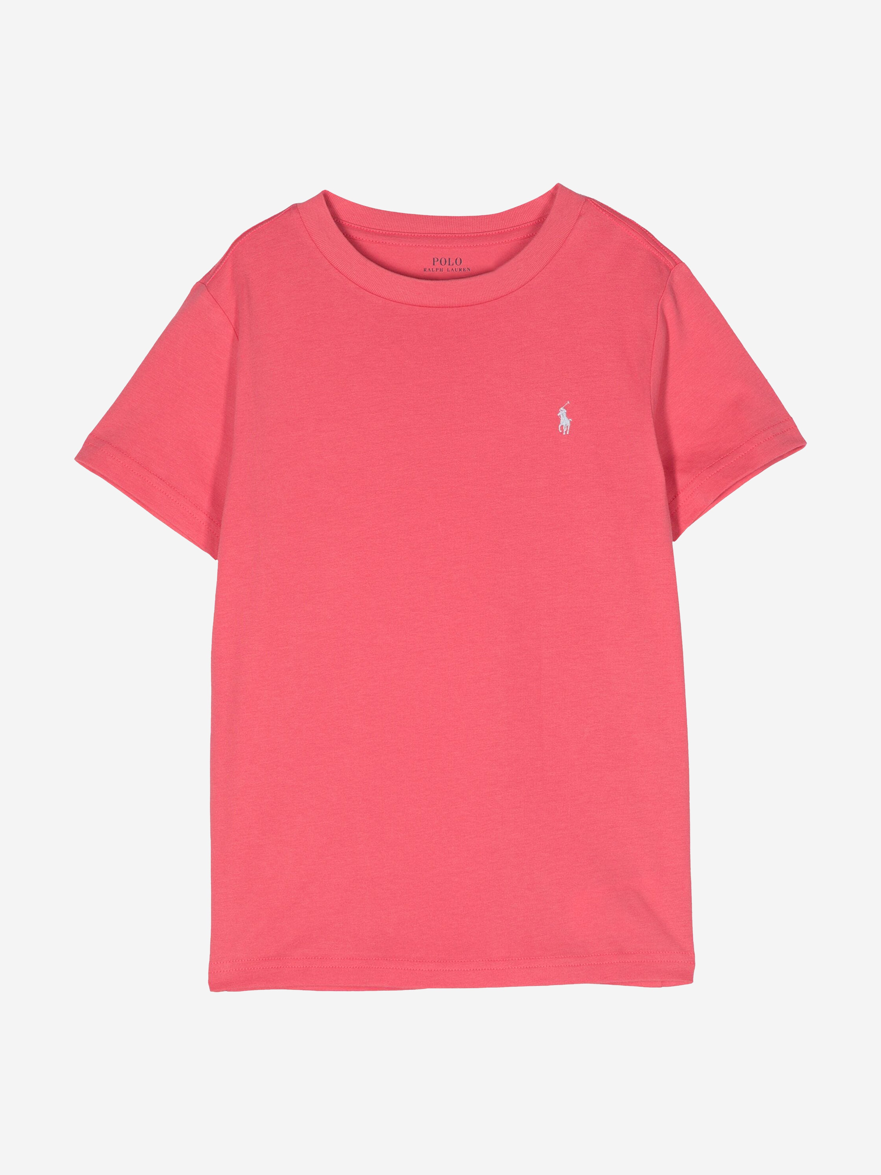 Boys Logo T-Shirt in Pink